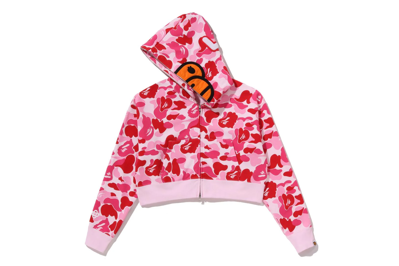 ABC CAMO BABY LISA CROPPED FULL ZIP HOODIE LADIES - Image 3