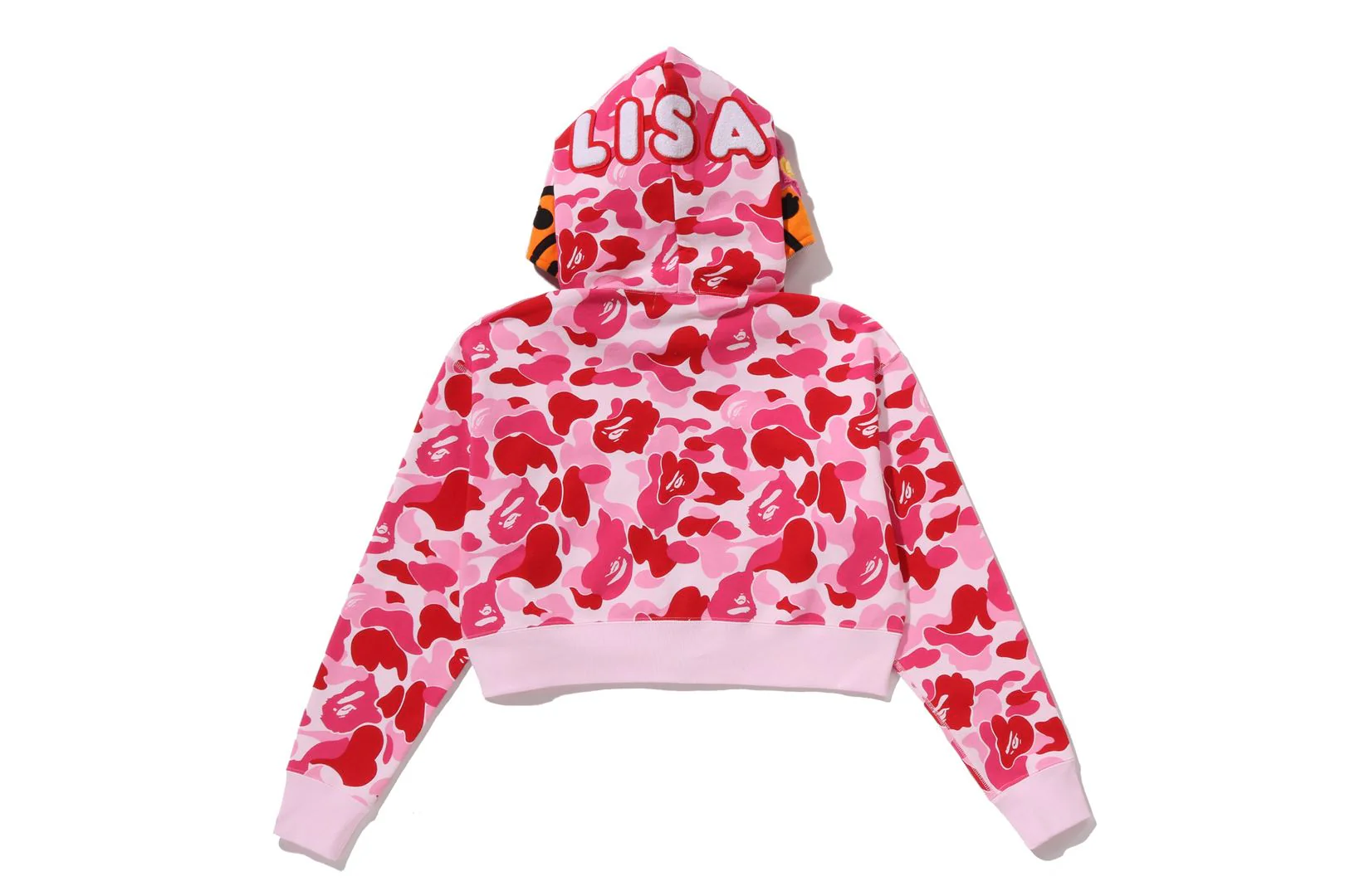 ABC CAMO BABY LISA CROPPED FULL ZIP HOODIE LADIES - Image 4