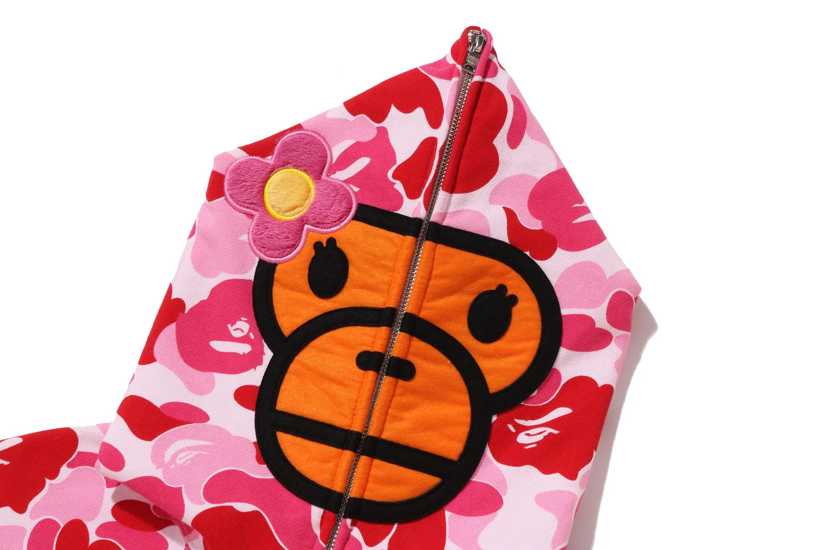 ABC CAMO BABY LISA CROPPED FULL ZIP HOODIE LADIES - Image 5