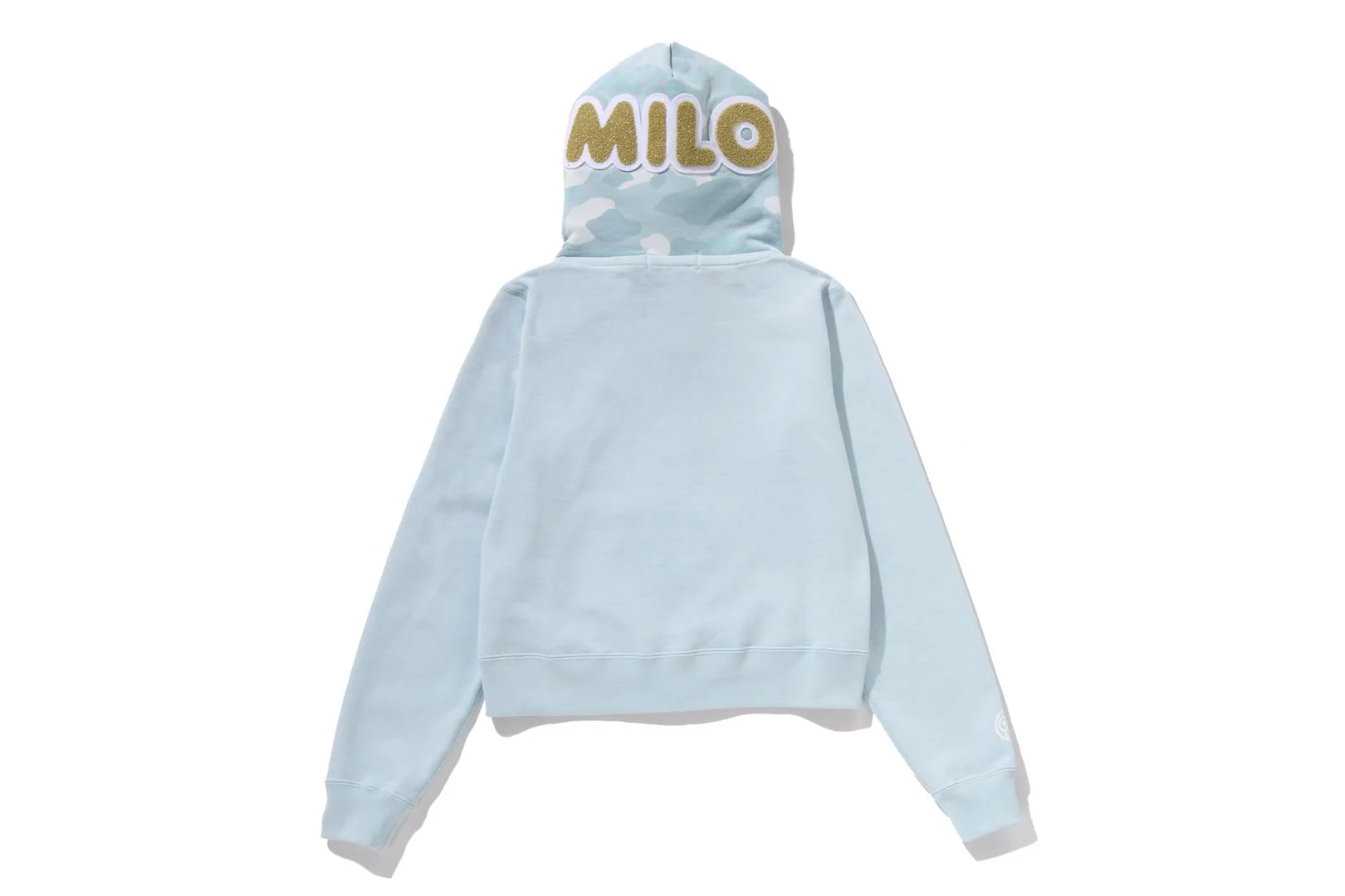 MILO SHARK CROPPED FULL ZIP DOUBLE HOODIE LADIES - Image 10