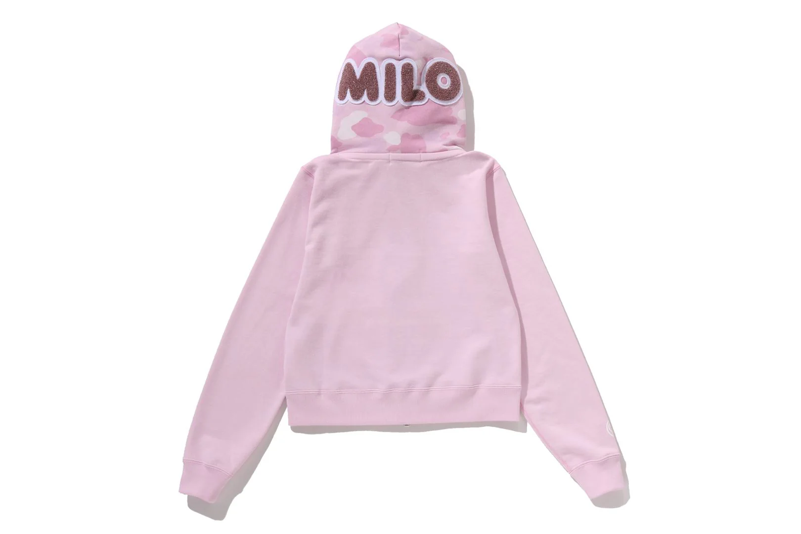MILO SHARK CROPPED FULL ZIP DOUBLE HOODIE LADIES - Image 4