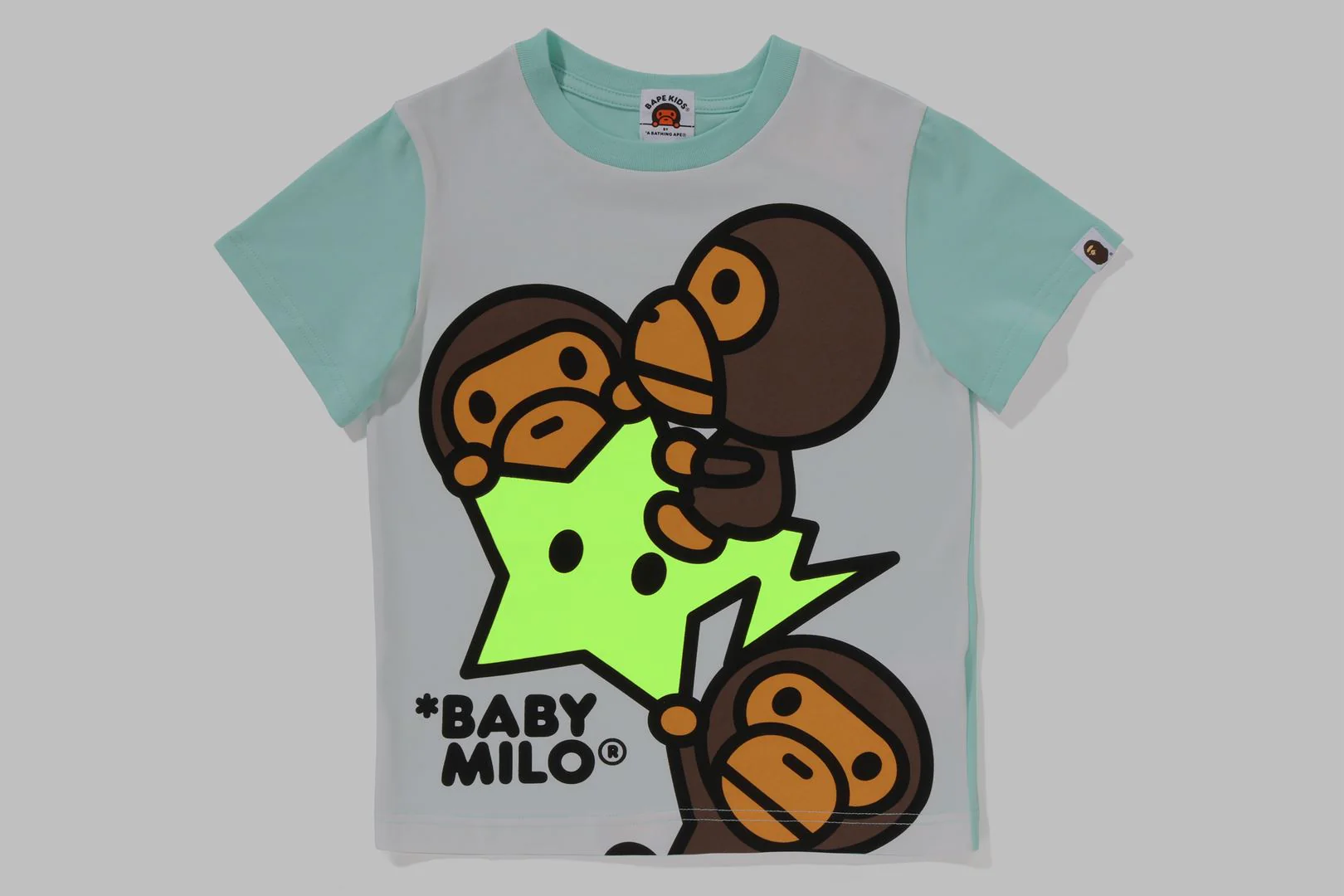 BABY MILO STA GLOW IN THE DARK PANEL PRINT TEE KIDS - Image 9
