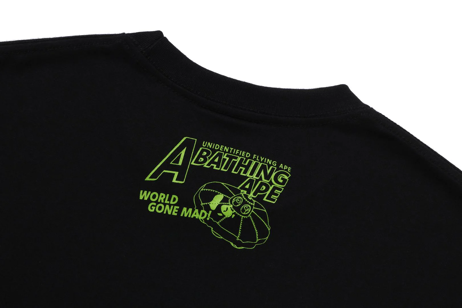 APE HEAD UFO ON MOON TEE - Image 4