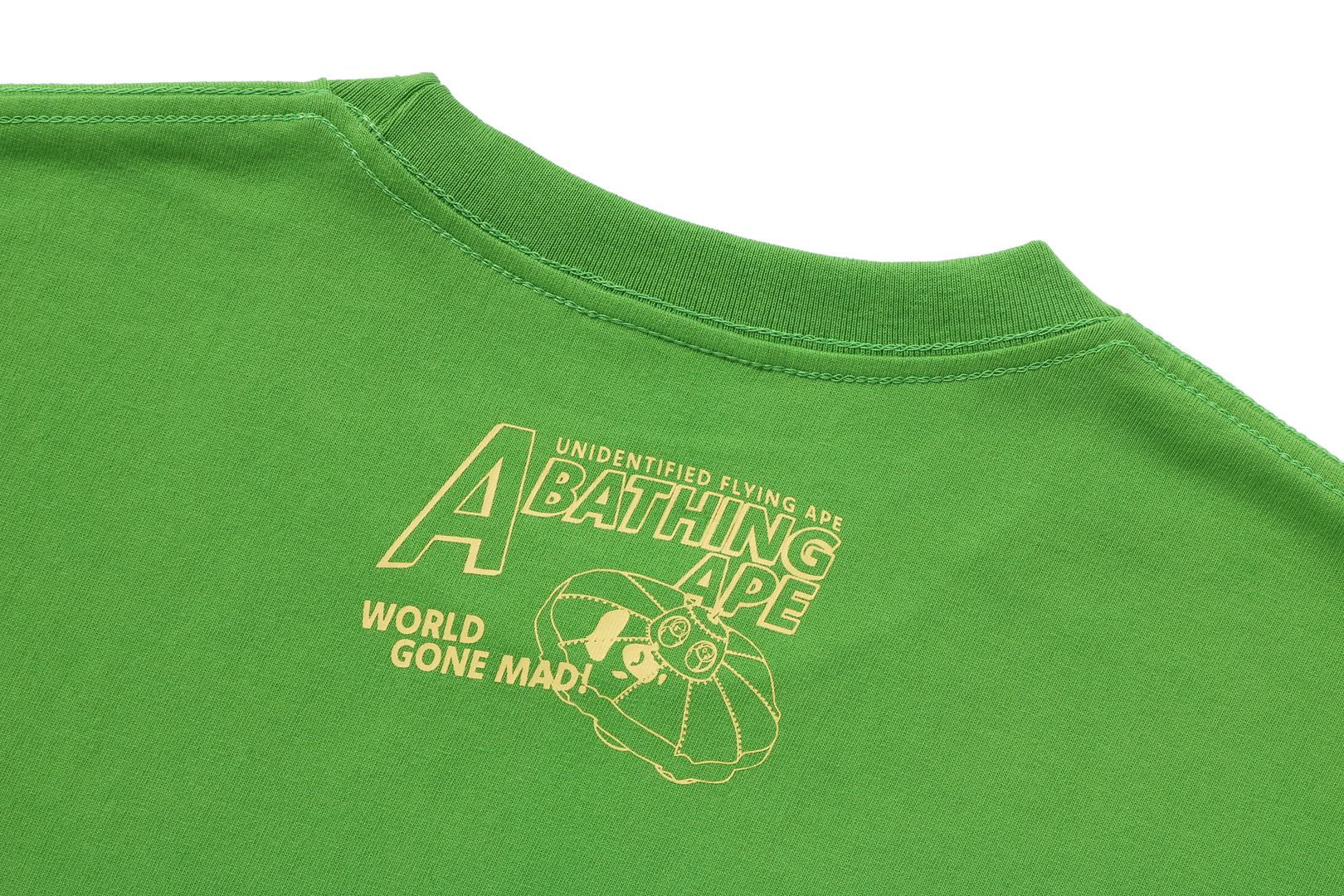 APE HEAD UFO ON MOON TEE - Image 8