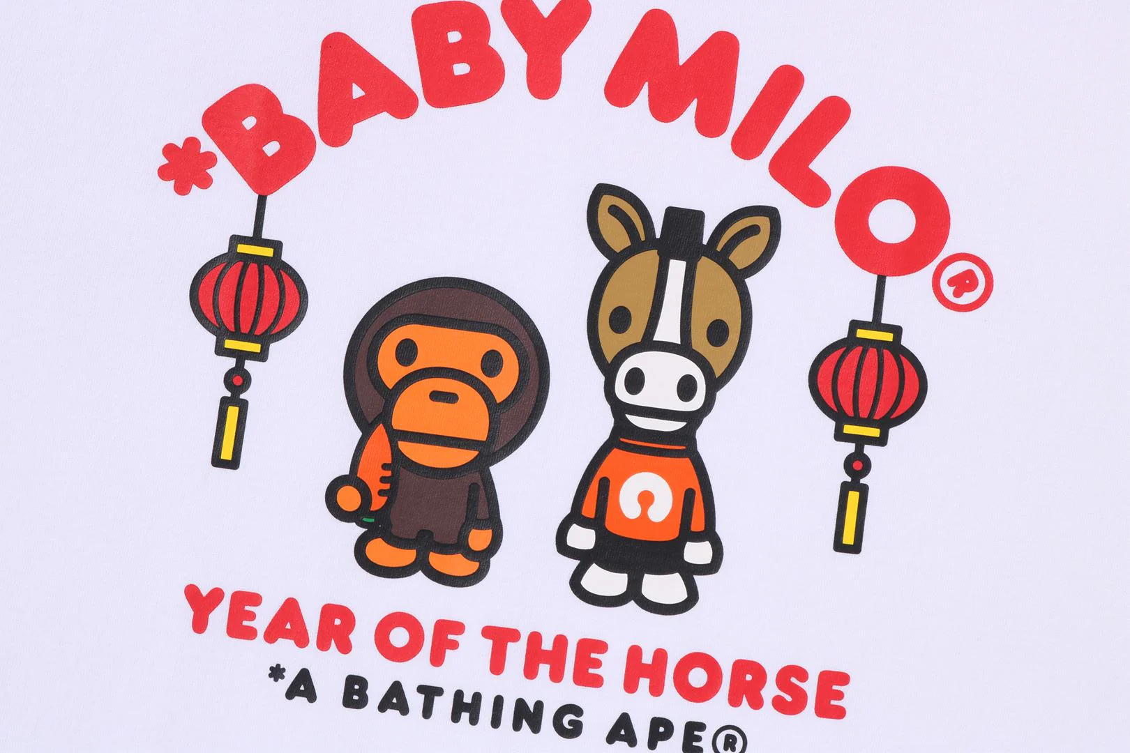 YEAR OF THE HORSE BABY MILO TEE - Image 4