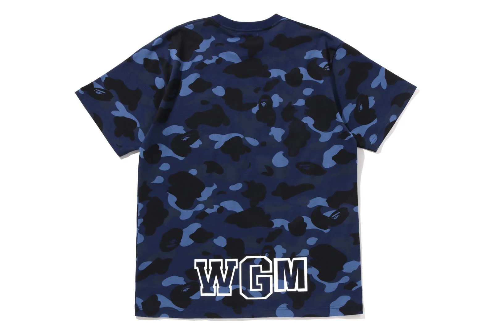 BAPE MENS COTTON COLOR CAMO SHARK T-SHIRT - Image 10