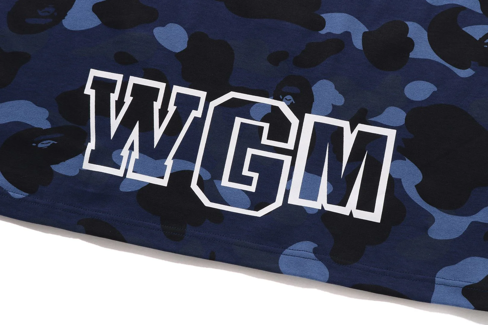 BAPE MENS COTTON COLOR CAMO SHARK T-SHIRT - Image 12