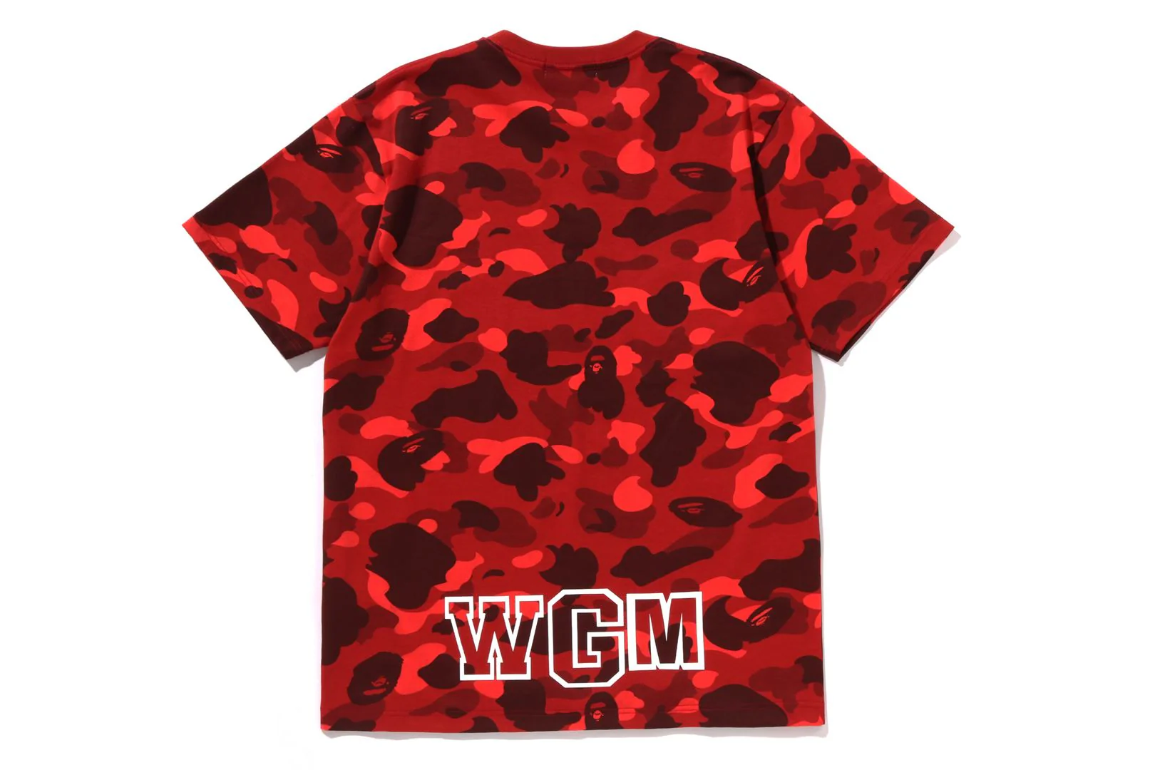 BAPE MENS COTTON COLOR CAMO SHARK T-SHIRT - Image 6
