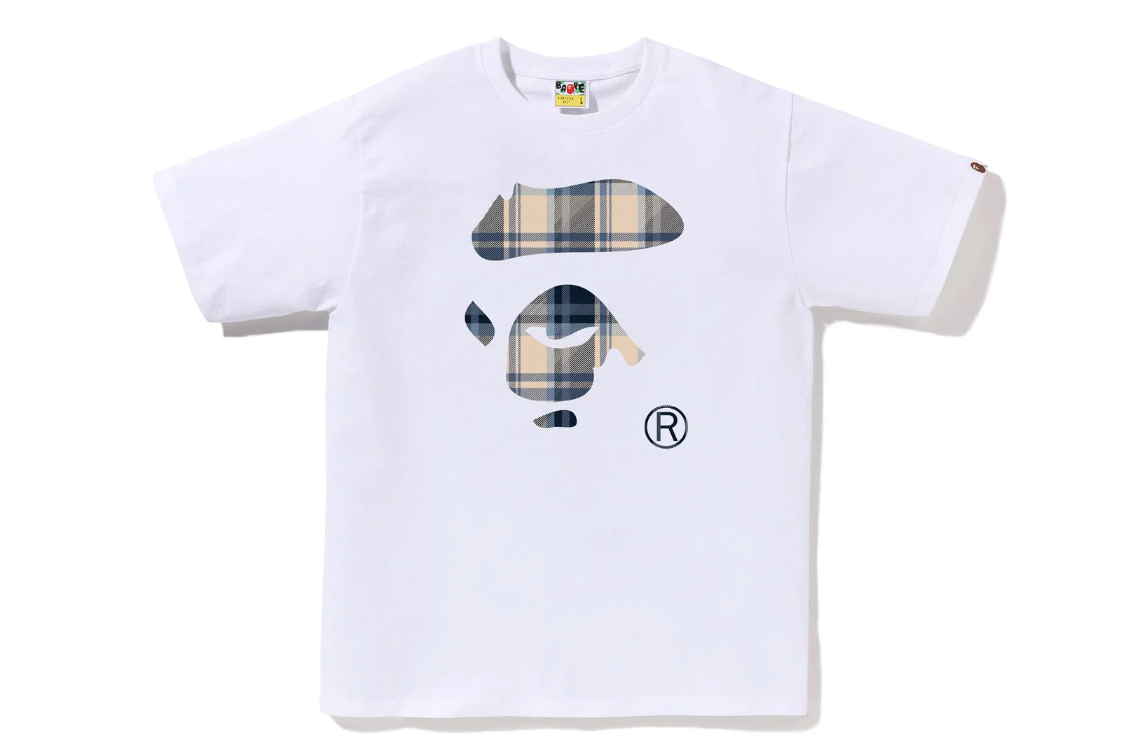 BAPE CHECK APE FACE TEE - Image 9