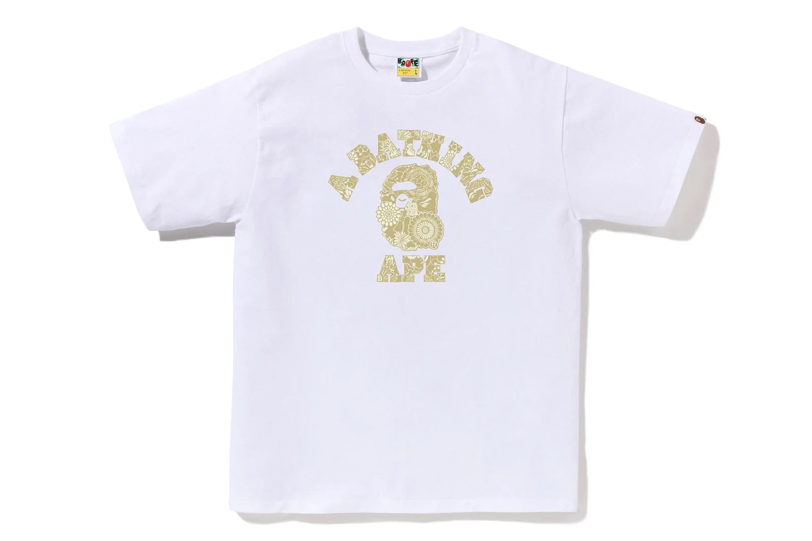 JAPANESE INDIGO ART CAMO COLLEGE TEE - Image 3