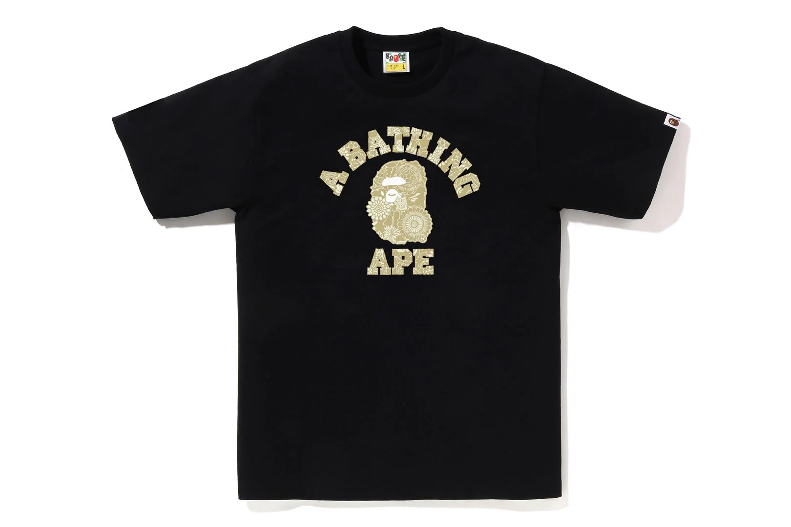 JAPANESE INDIGO ART CAMO COLLEGE TEE - Image 4