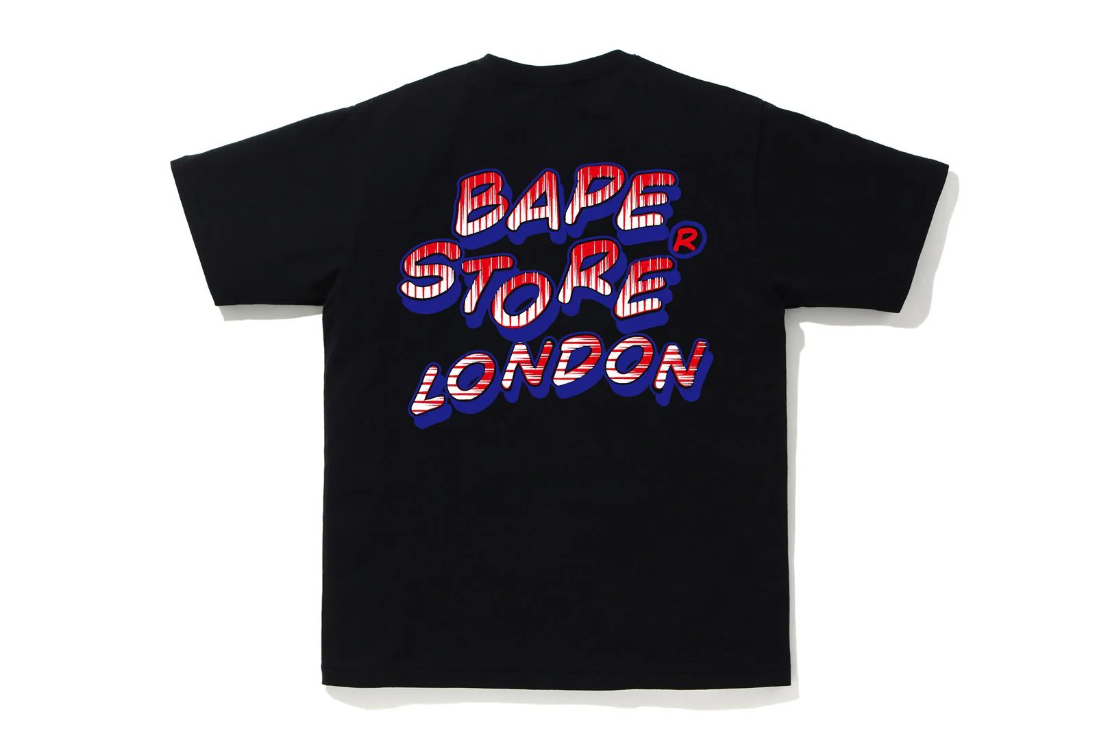BAPE STOREÂ® LONDON UNION JACK COLLEGE TEE - Image 4