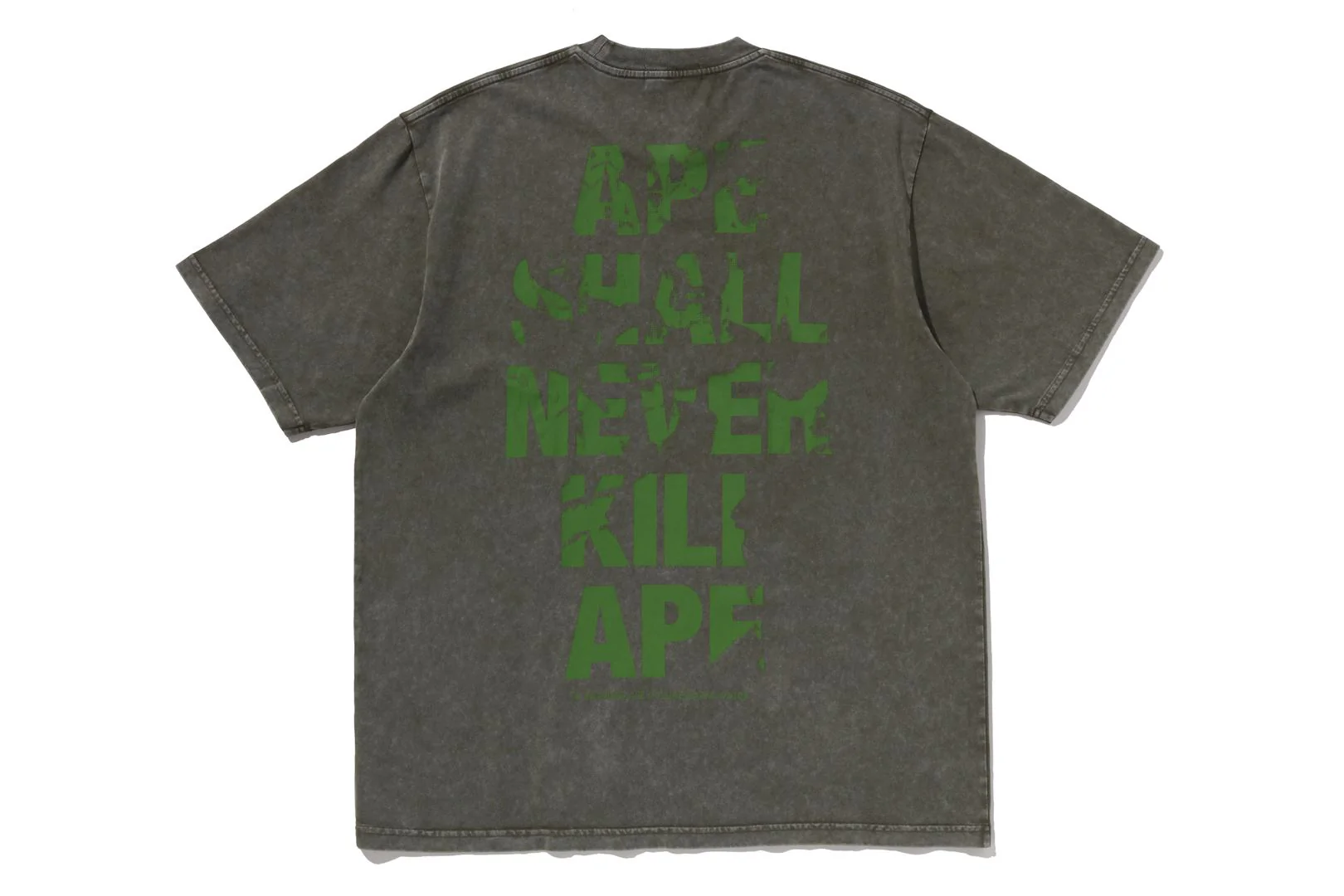 APE HEAD HEAVY WASHED RELAXED FIT TEE - Image 2