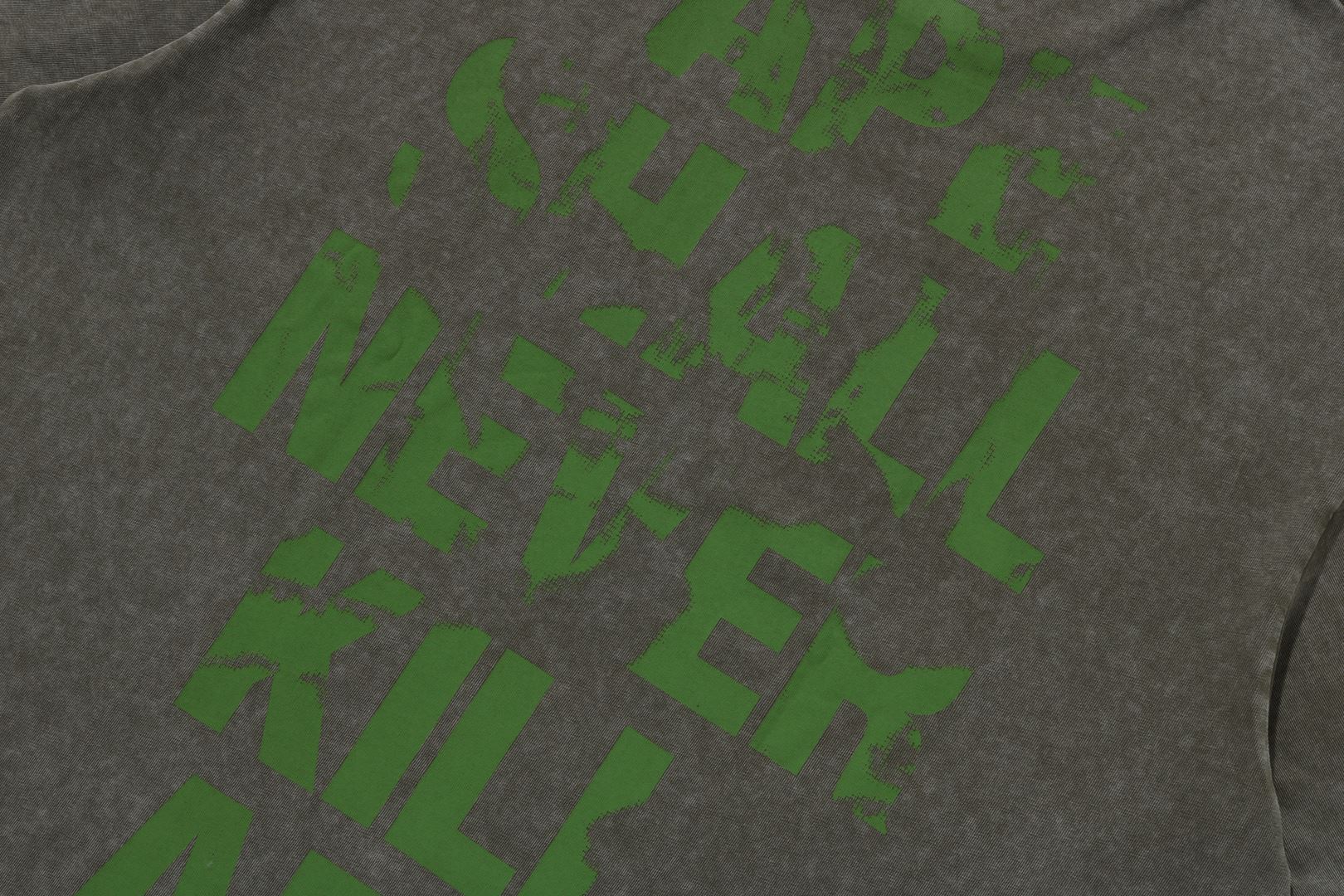 APE HEAD HEAVY WASHED RELAXED FIT TEE - Image 4