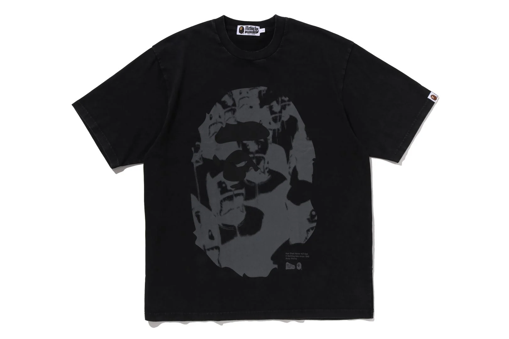 APE HEAD HEAVY WASHED RELAXED FIT TEE - Image 5