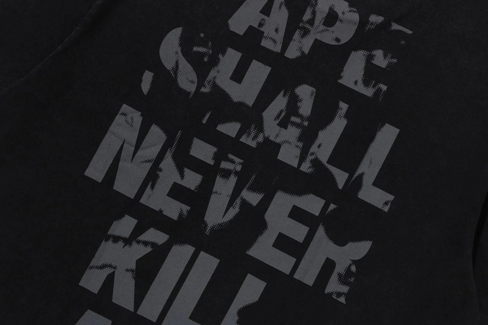APE HEAD HEAVY WASHED RELAXED FIT TEE - Image 8