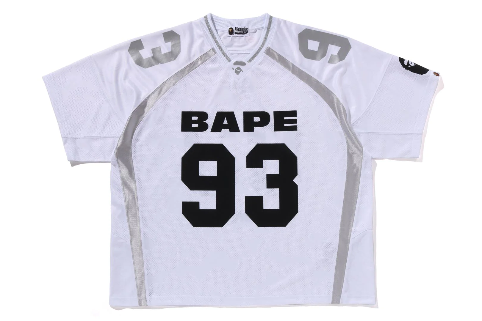 LINE CAMO JACQUARD RELAXED FIT FOOTBALL JERSEY - Image 4