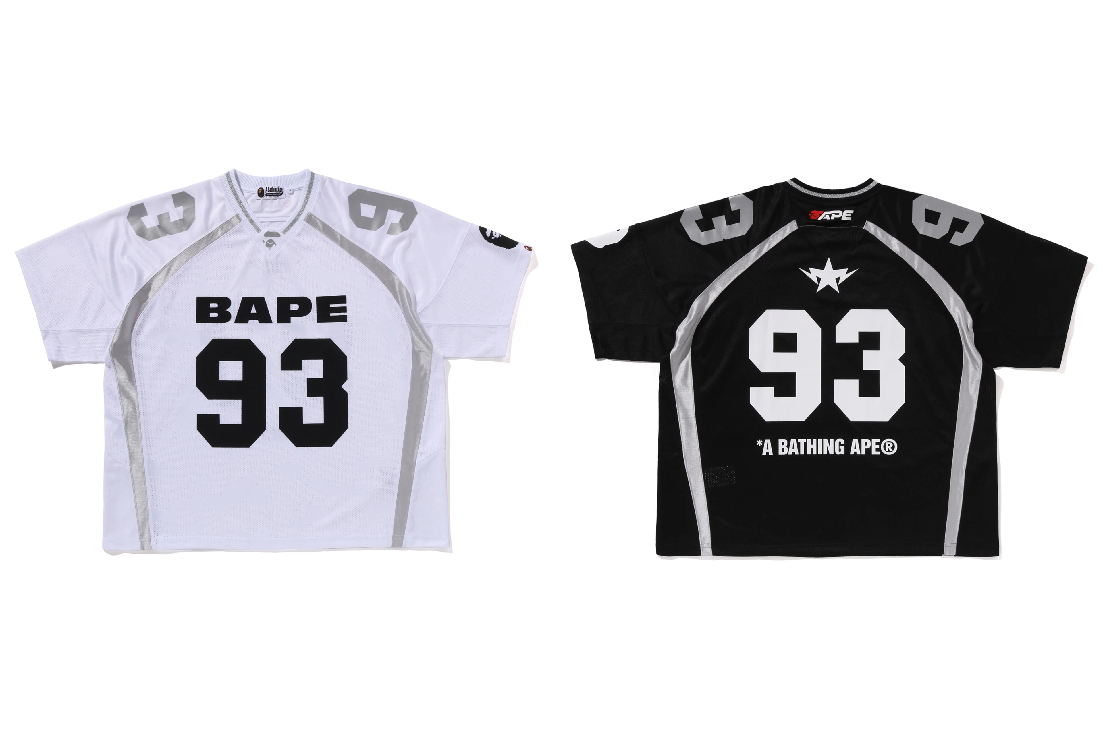 LINE CAMO JACQUARD RELAXED FIT FOOTBALL JERSEY - Image 7