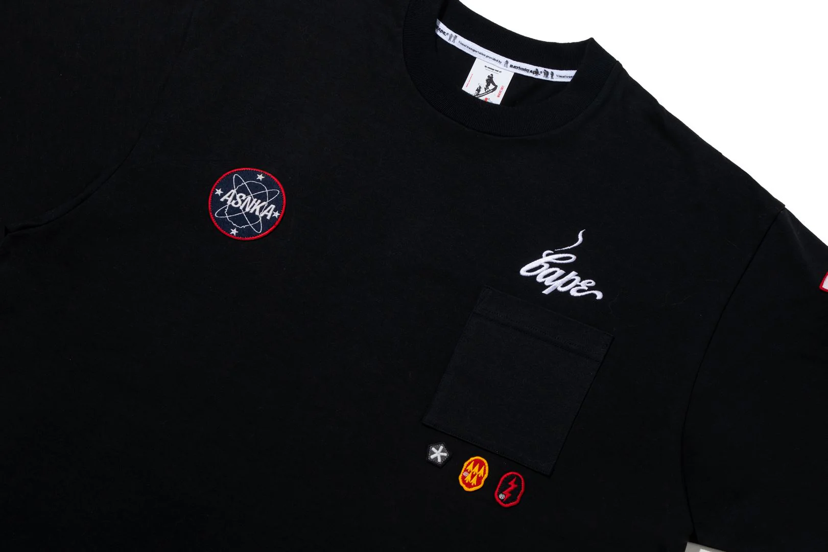 BAPE X KAZUKI KURAISHI MUTI PATCH MILITARY TEE - Image 2