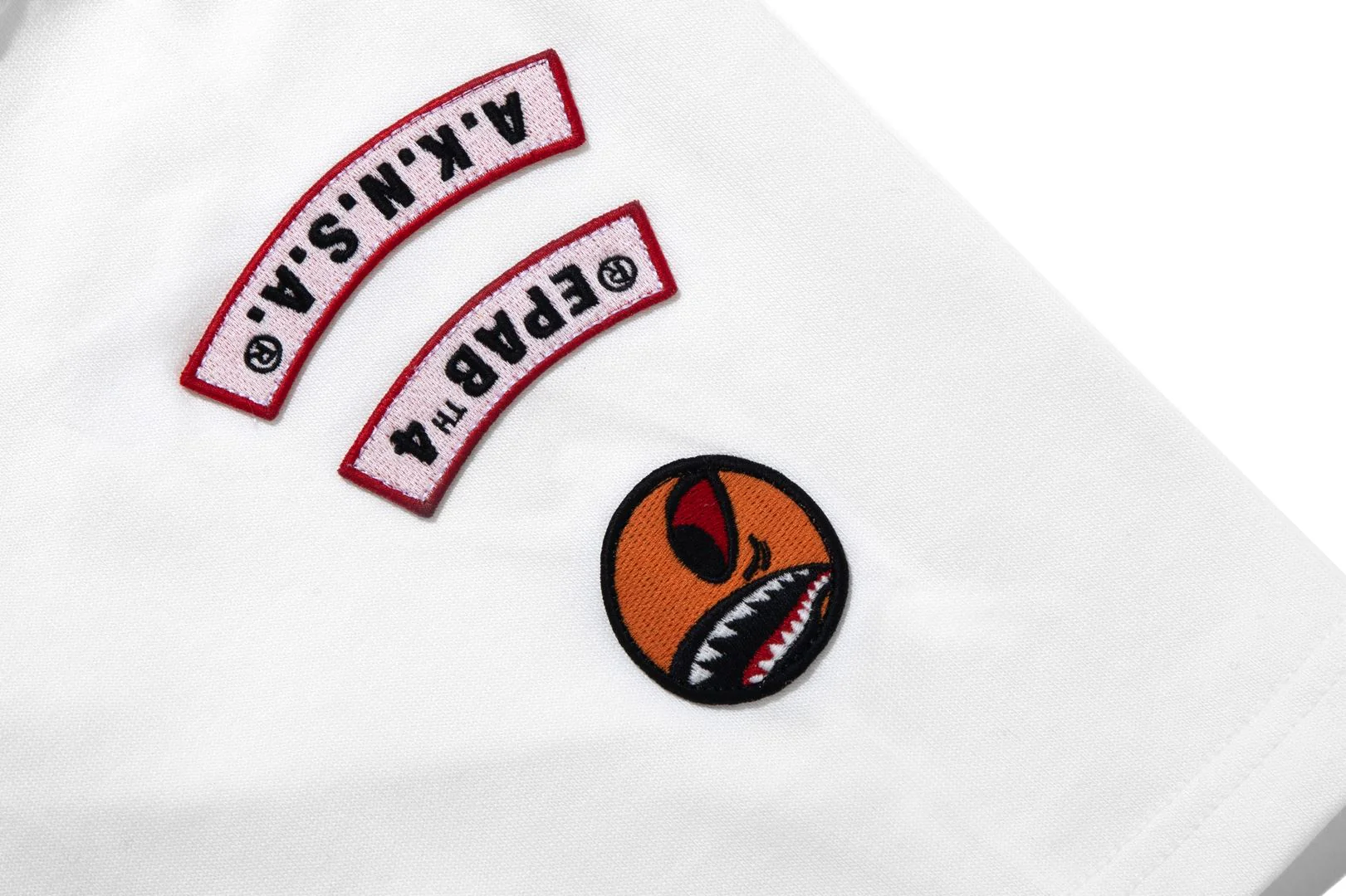 BAPE X KAZUKI KURAISHI MUTI PATCH MILITARY TEE - Image 8