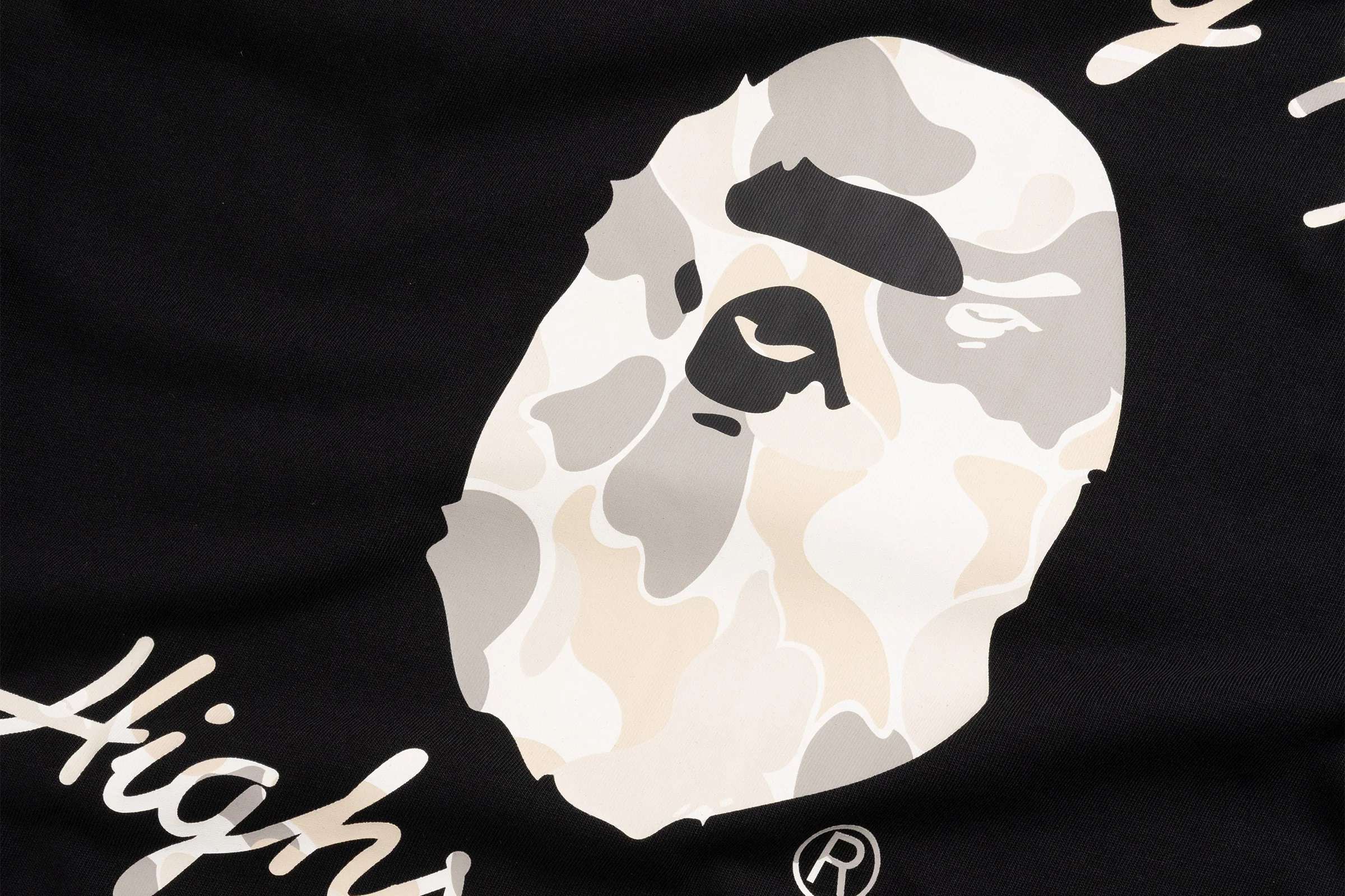 BAPE X HIGHSNOBIETY MULTI LOGO RELAXED FIT TEE - Image 4