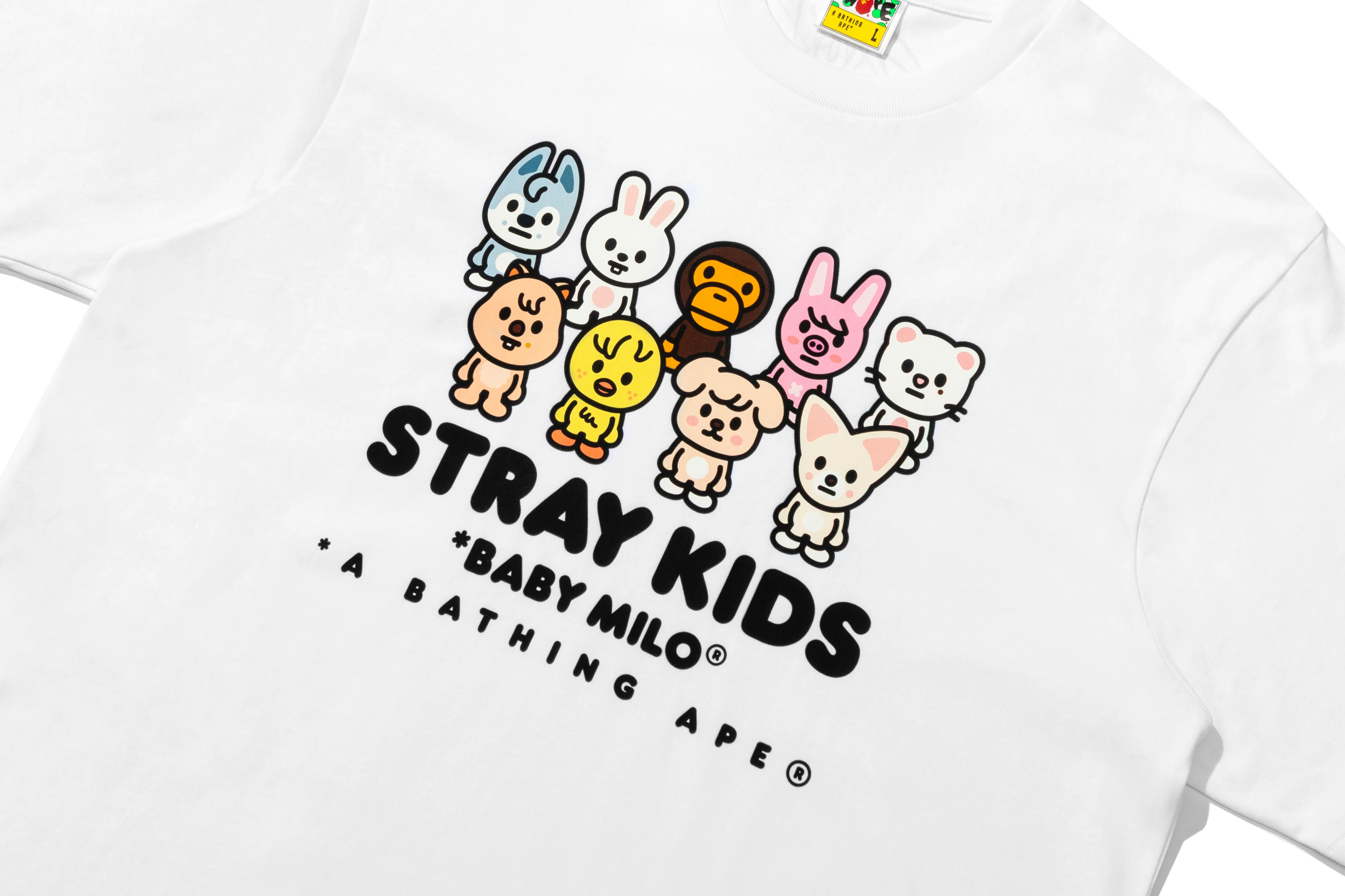 BAPE X STRAY KIDS FAMILY MILO TEE - Image 2