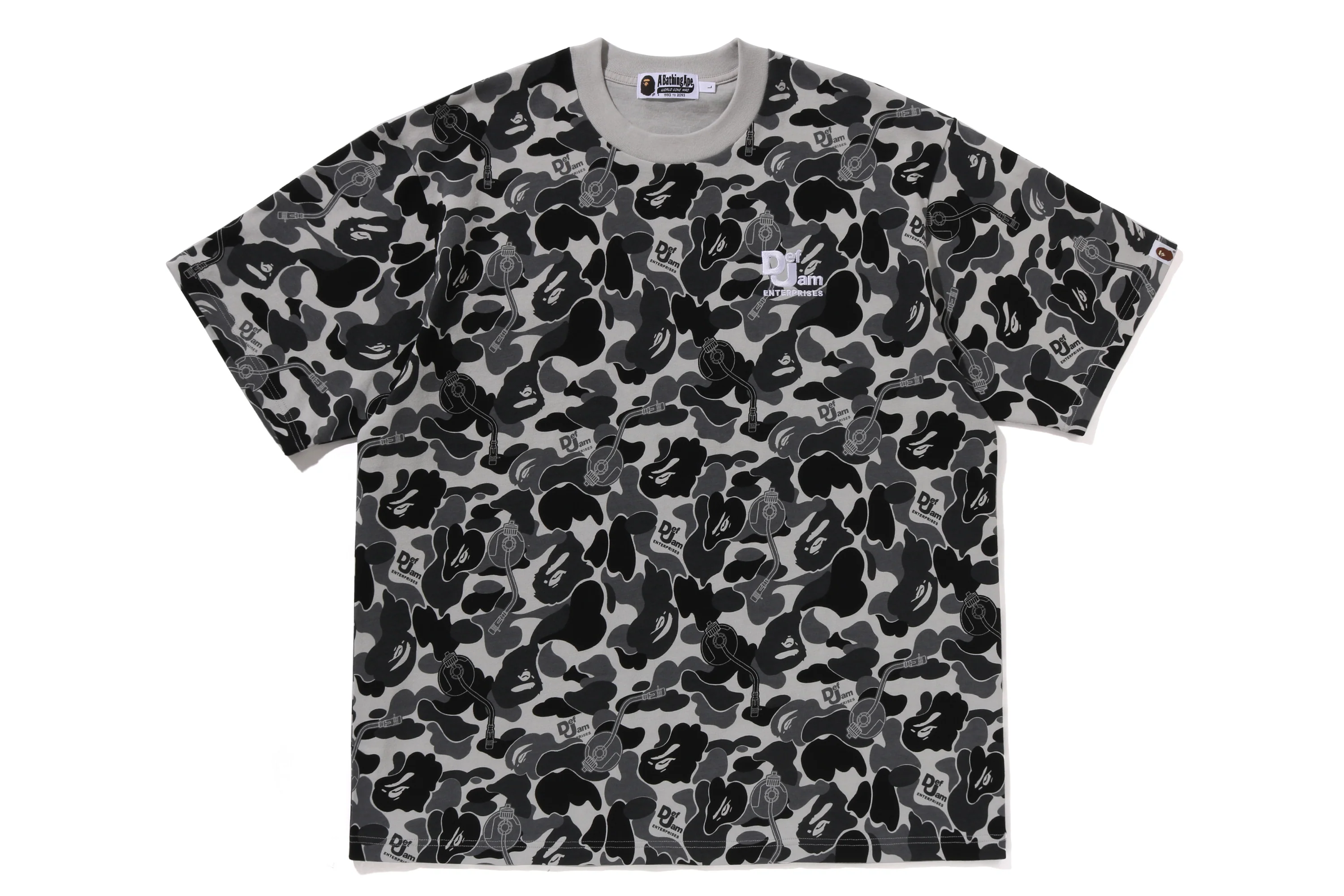 BAPE X DEF JAM CAMO RELAXED FIT TEE - Image 4