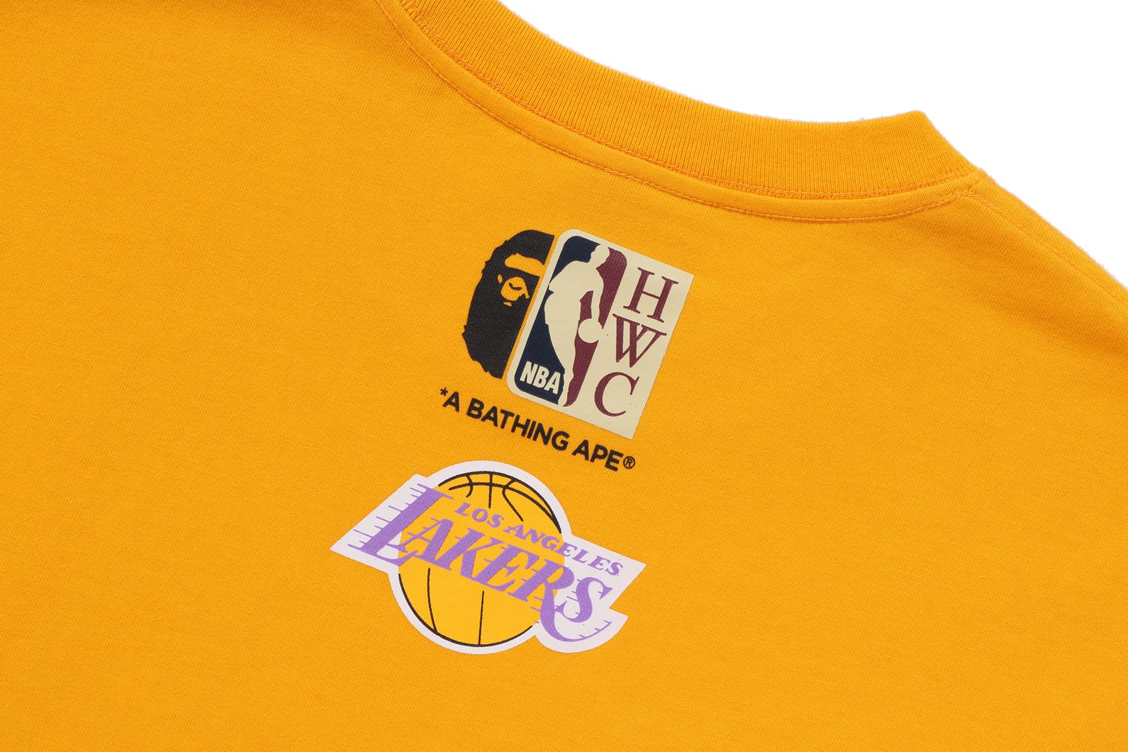 BAPE X M&N NBA - LOS ANGELES LAKERS TEE - Image 10