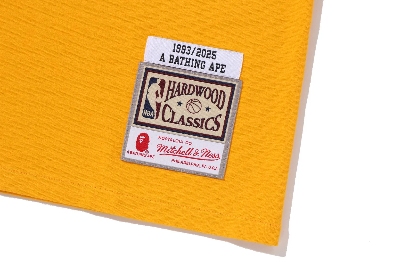BAPE X M&N NBA - LOS ANGELES LAKERS TEE - Image 11
