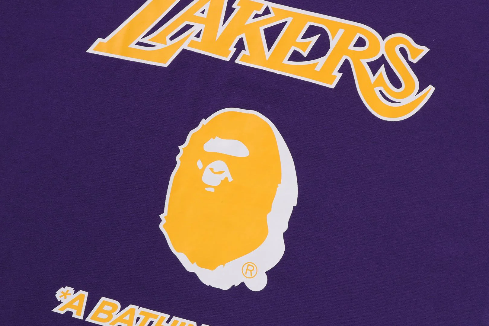 BAPE X M&N NBA - LOS ANGELES LAKERS TEE - Image 3