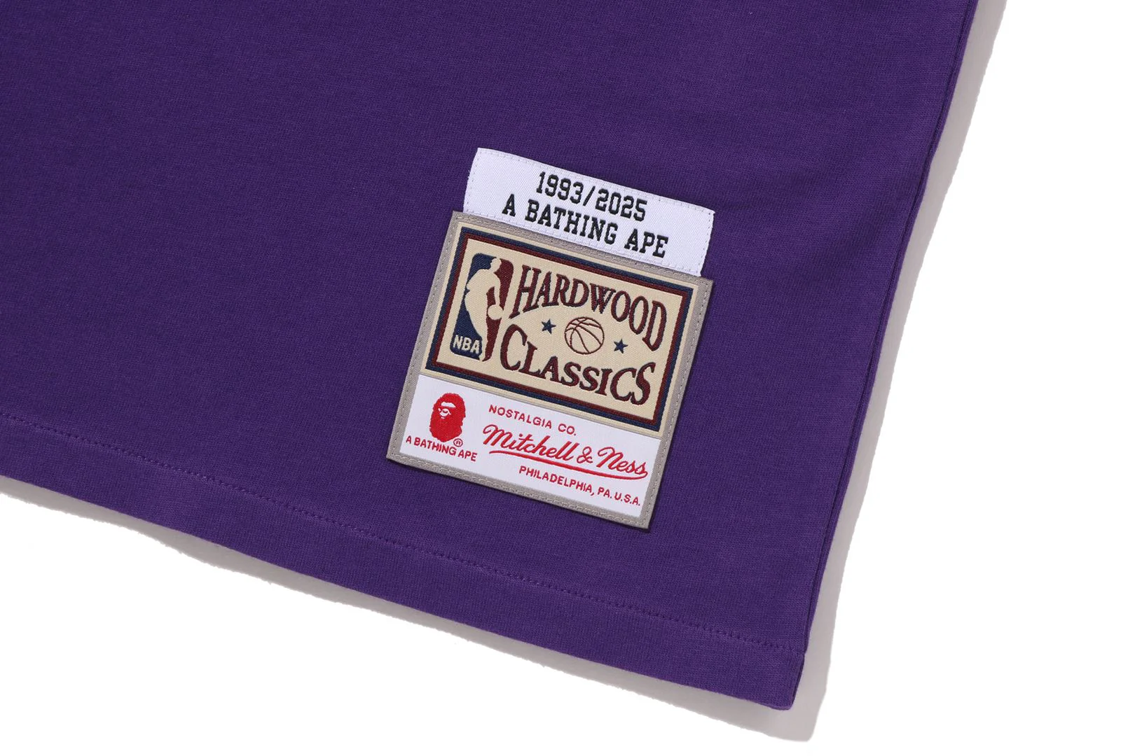BAPE X M&N NBA - LOS ANGELES LAKERS TEE - Image 5