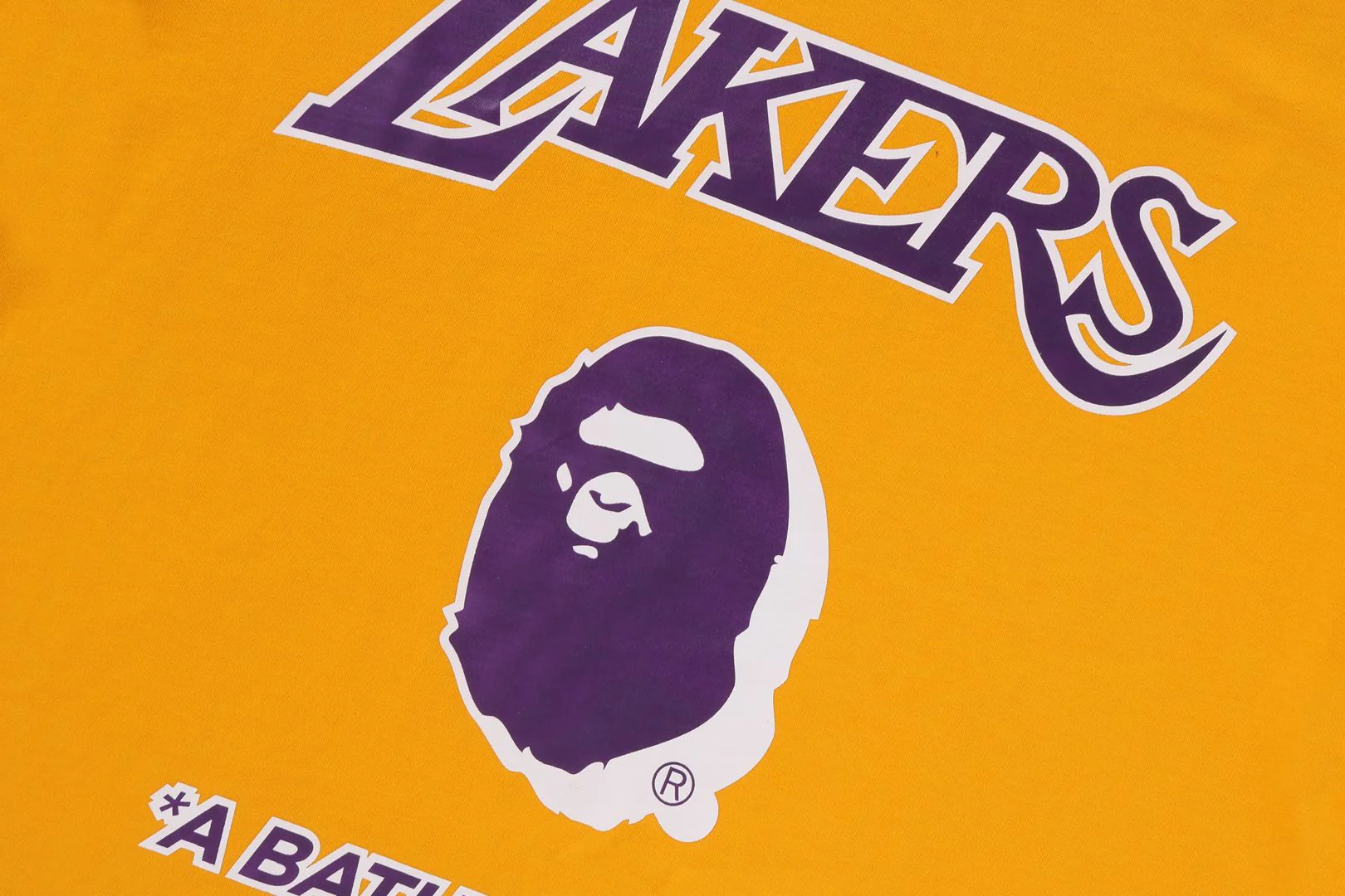 BAPE X M&N NBA - LOS ANGELES LAKERS TEE - Image 9