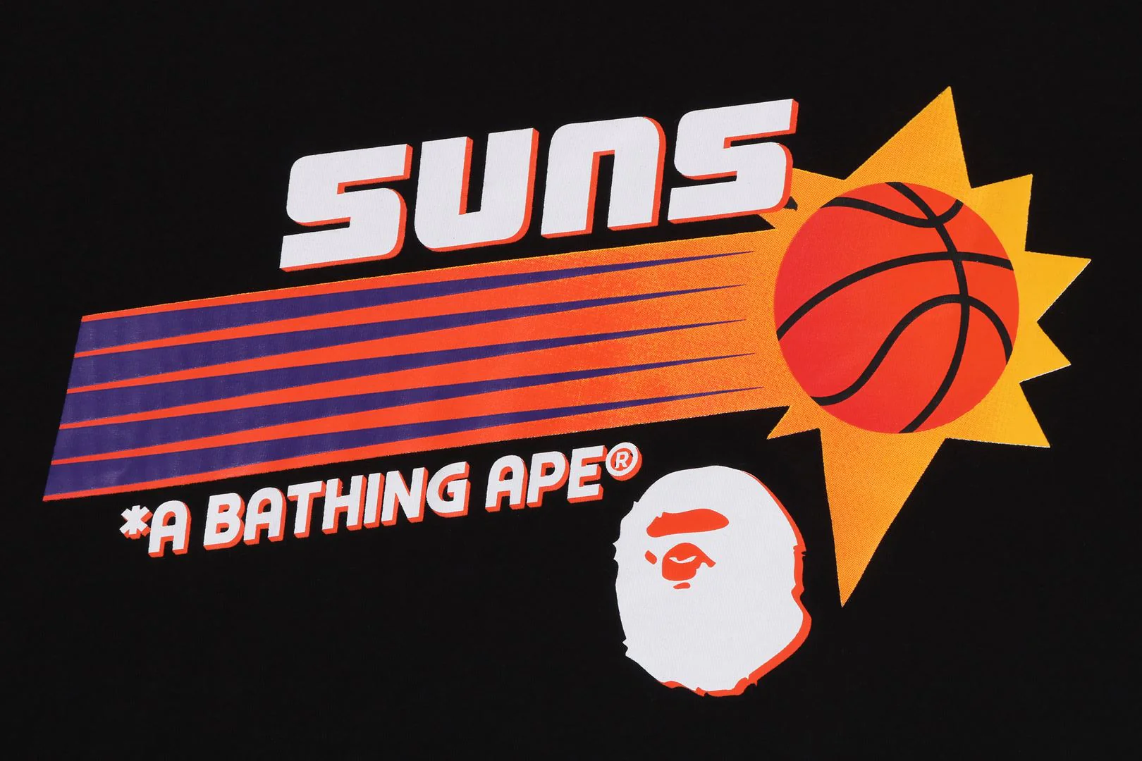 BAPE X M&N NBA - PHOENIX SUNS TEE - Image 3