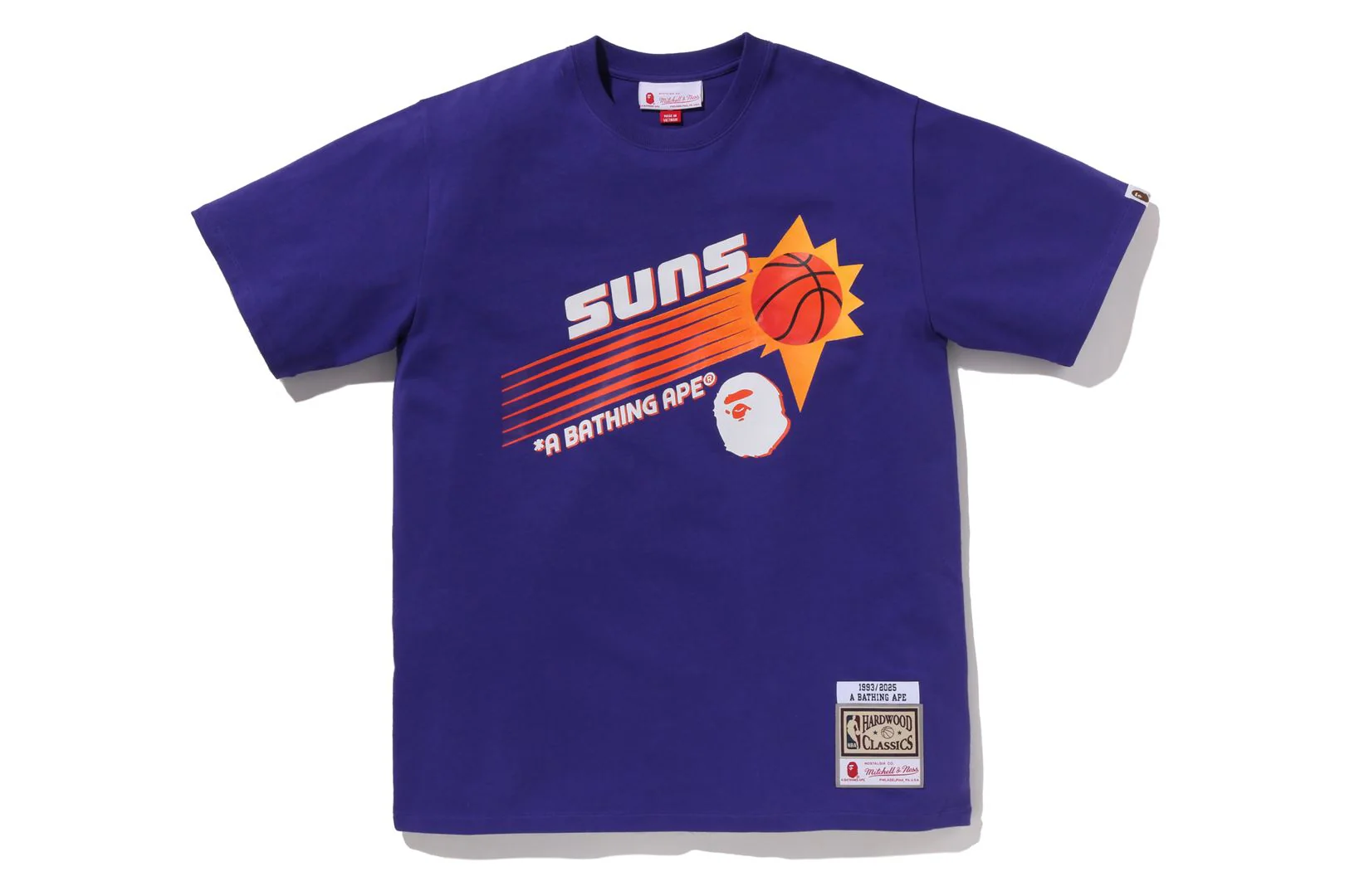 BAPE X M&N NBA - PHOENIX SUNS TEE - Image 7