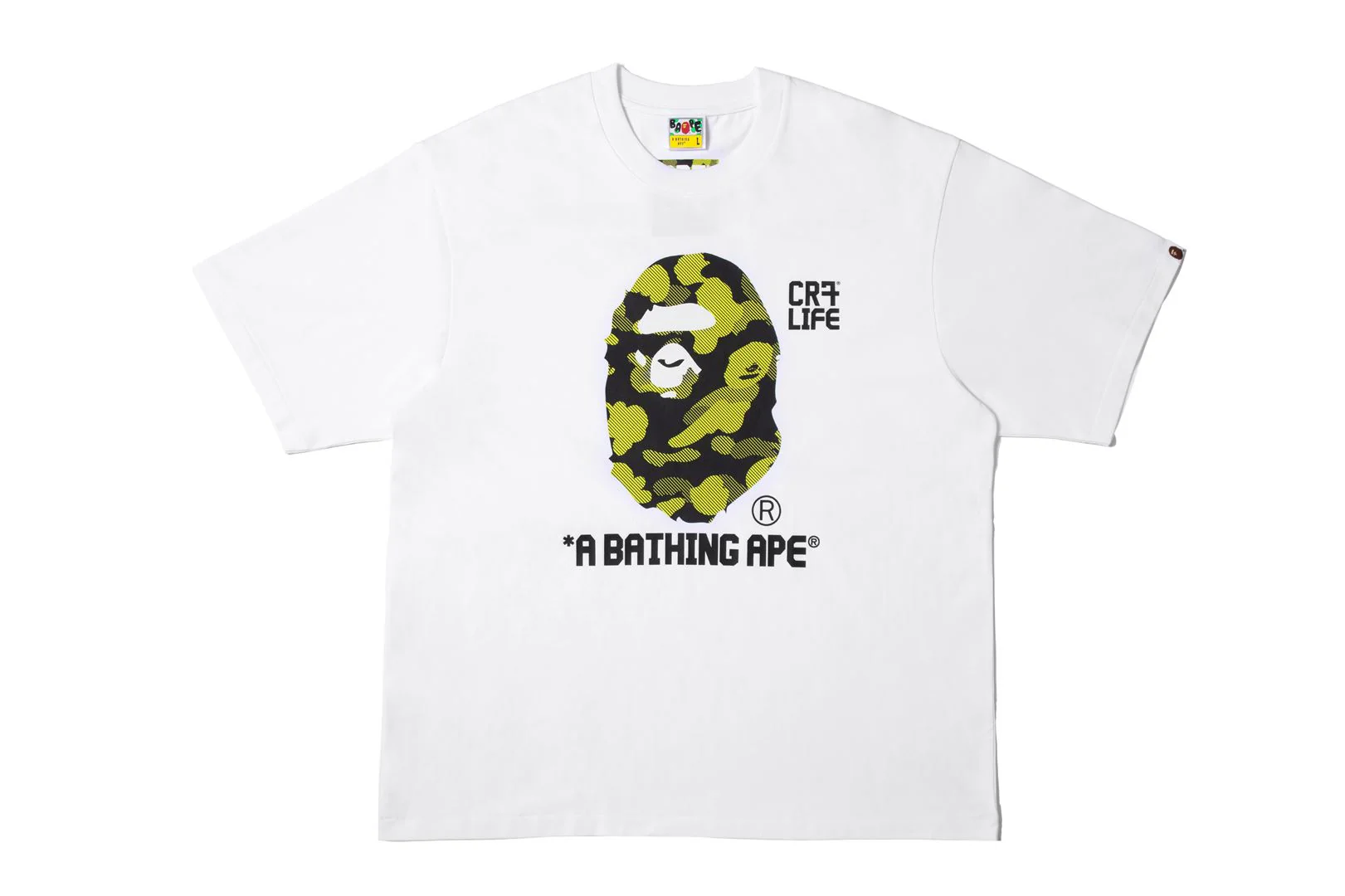 BAPE X CR7 LIFE CAMO A BATHING APE RELAXED FIT TEE - Image 4