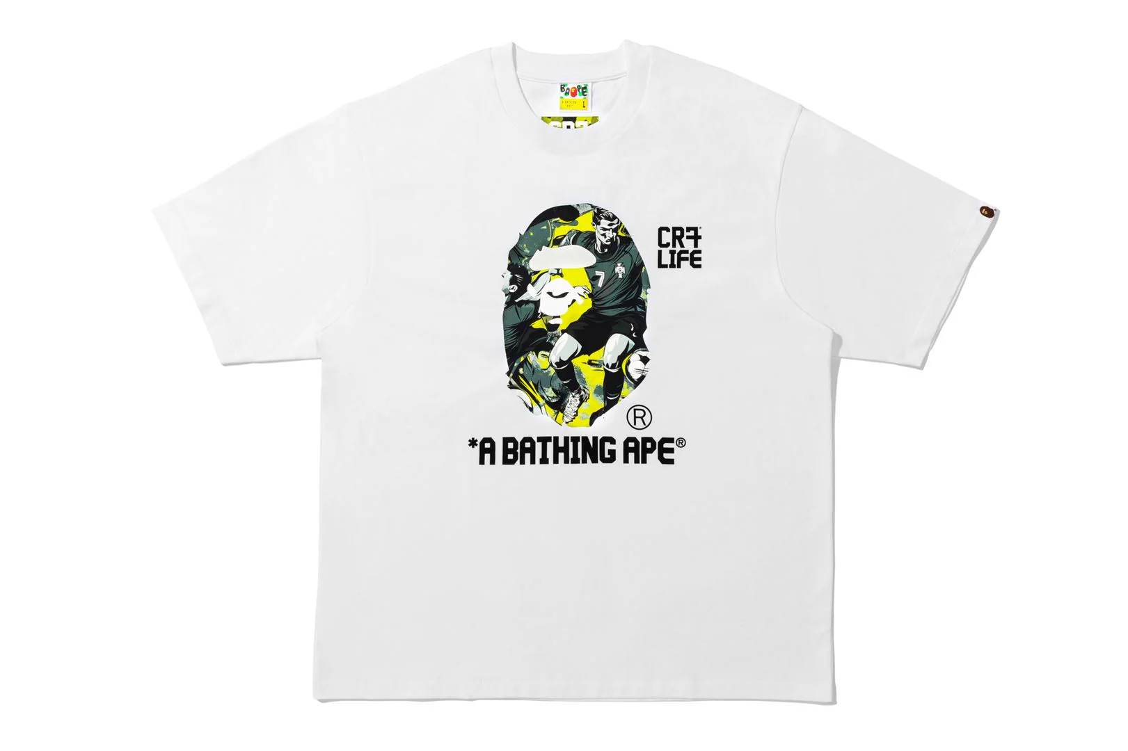 BAPE X CR7 LIFE GRAPHIC A BATHING APE RELAXED FIT TEE #1 - Image 4