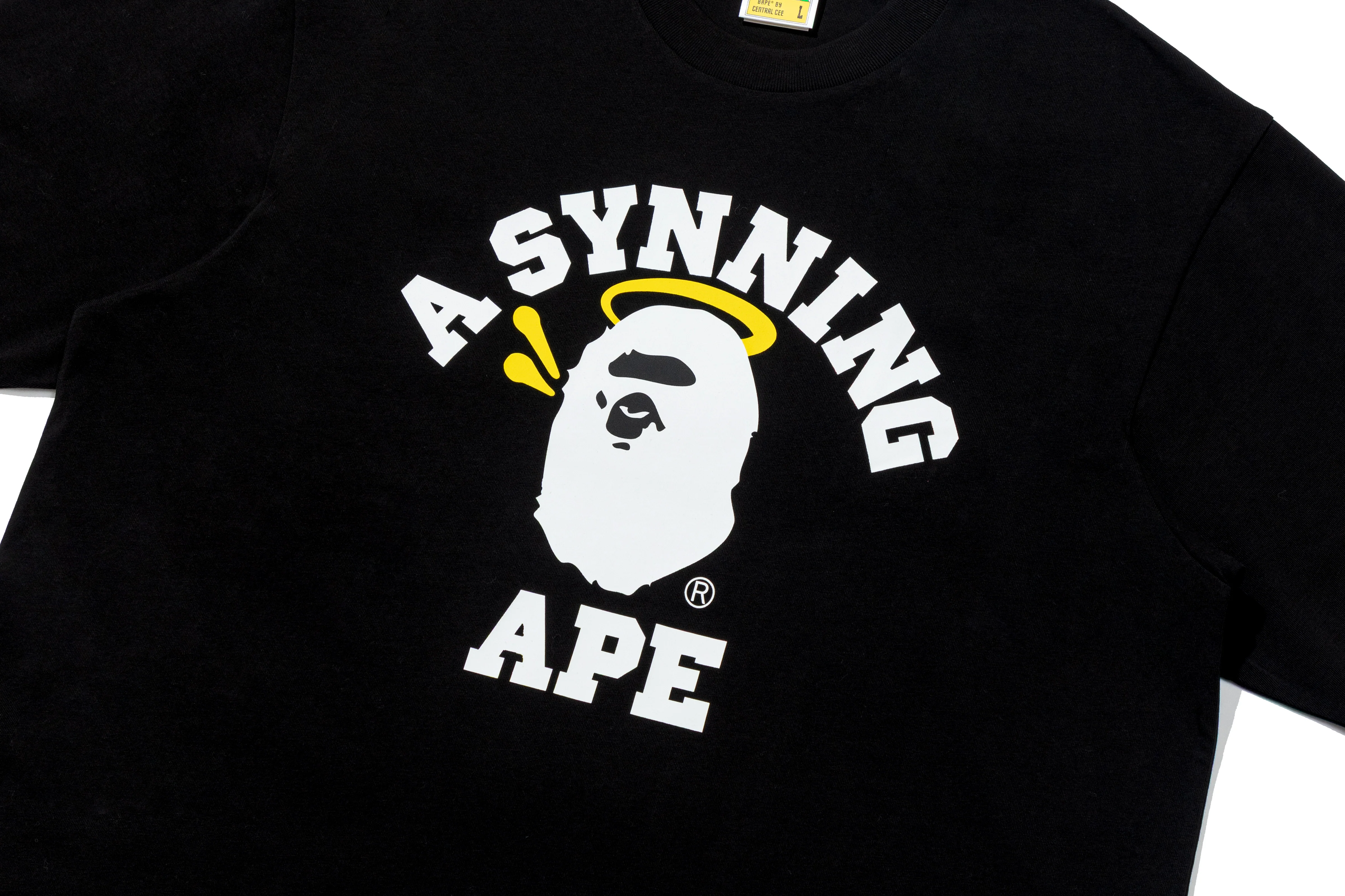 BAPE X SPOTIFY BY CENTRAL CEE COLLEGE RELAXED FIT TEE - Image 2