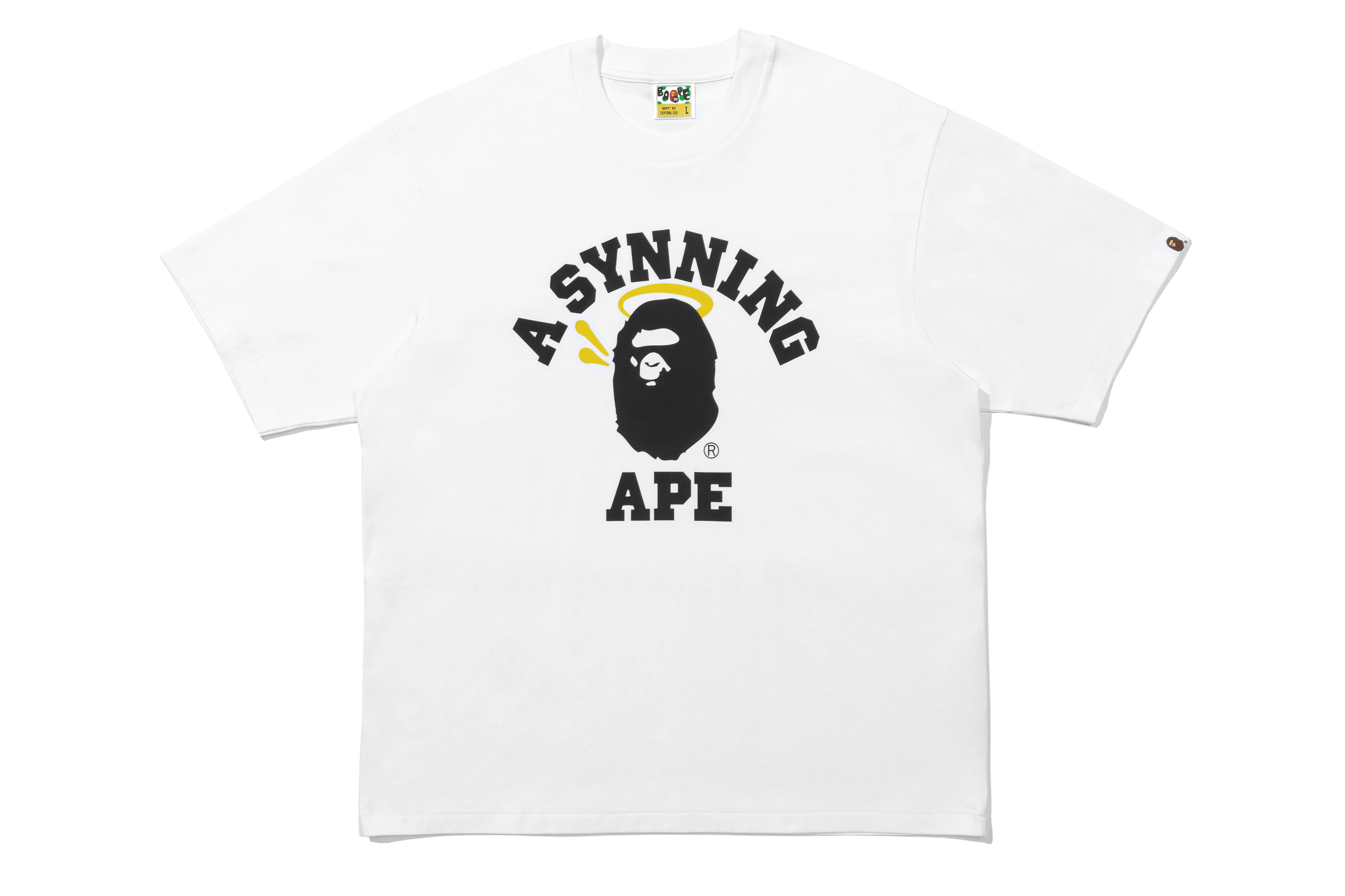 BAPE X SPOTIFY BY CENTRAL CEE COLLEGE RELAXED FIT TEE - Image 5