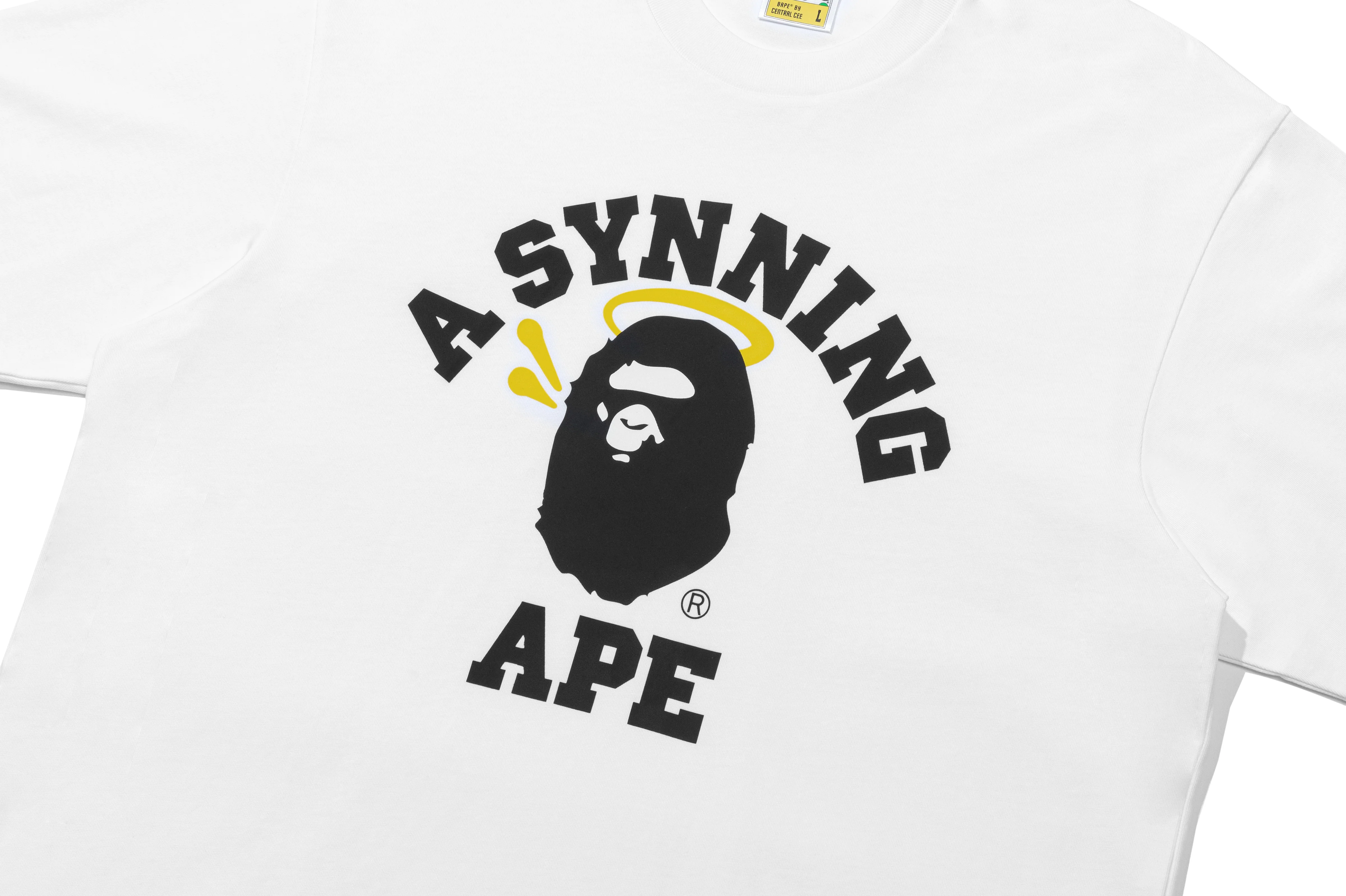 BAPE X SPOTIFY BY CENTRAL CEE COLLEGE RELAXED FIT TEE - Image 6