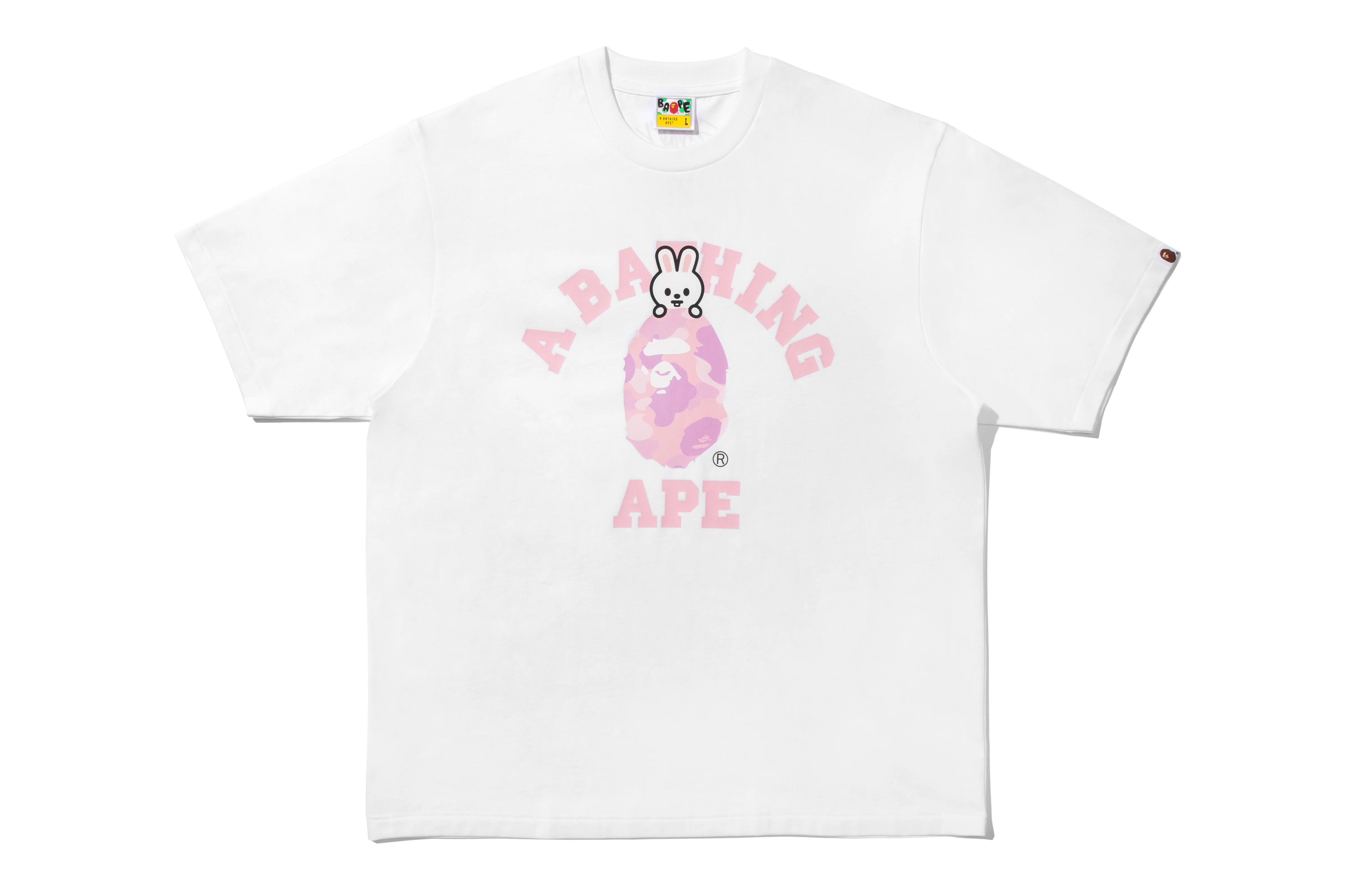 BAPE X STRAY KIDS LEEBIT COLLEGE TEE