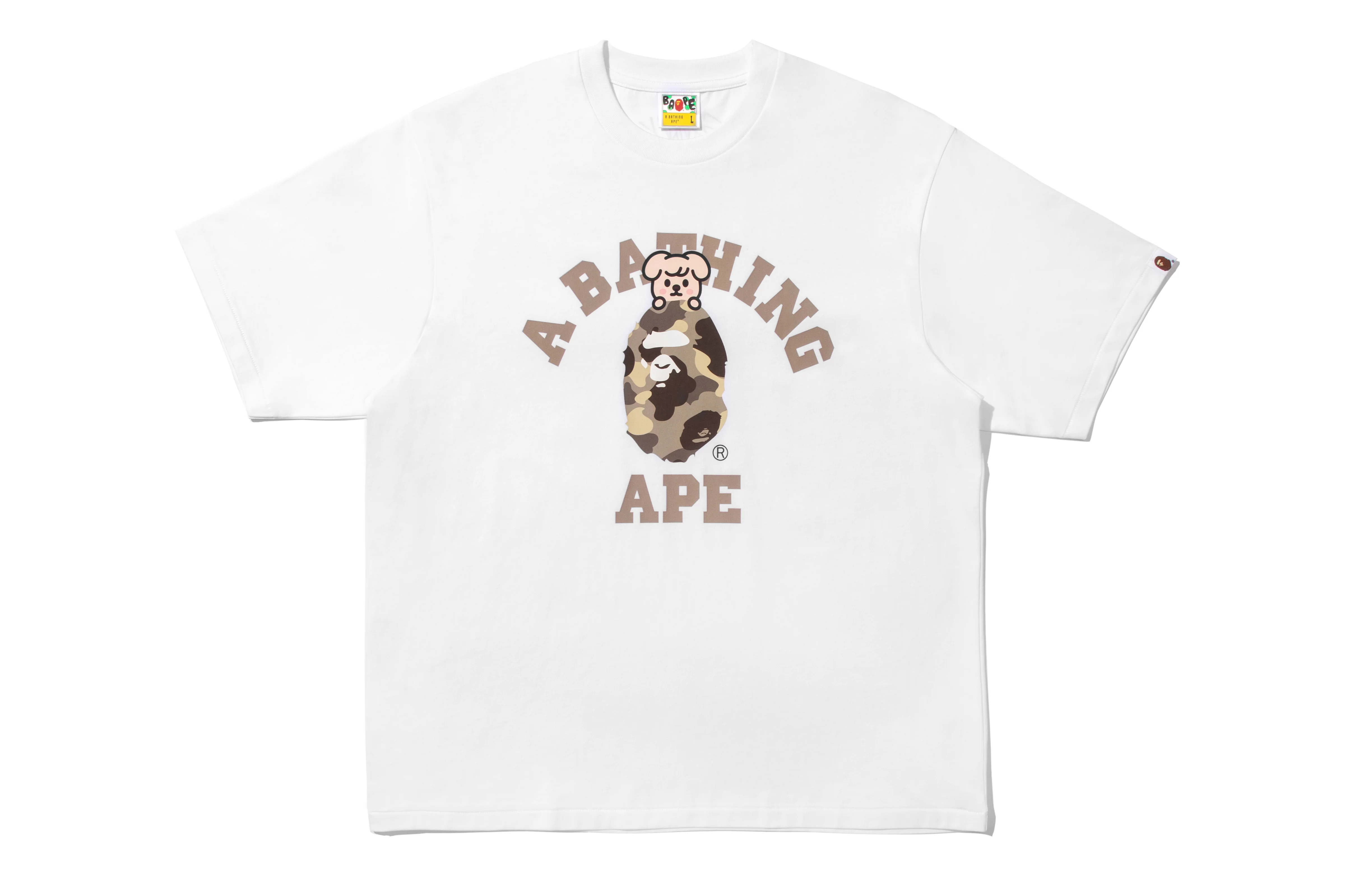 BAPE X STRAY KIDS PUPPYM COLLEGE TEE