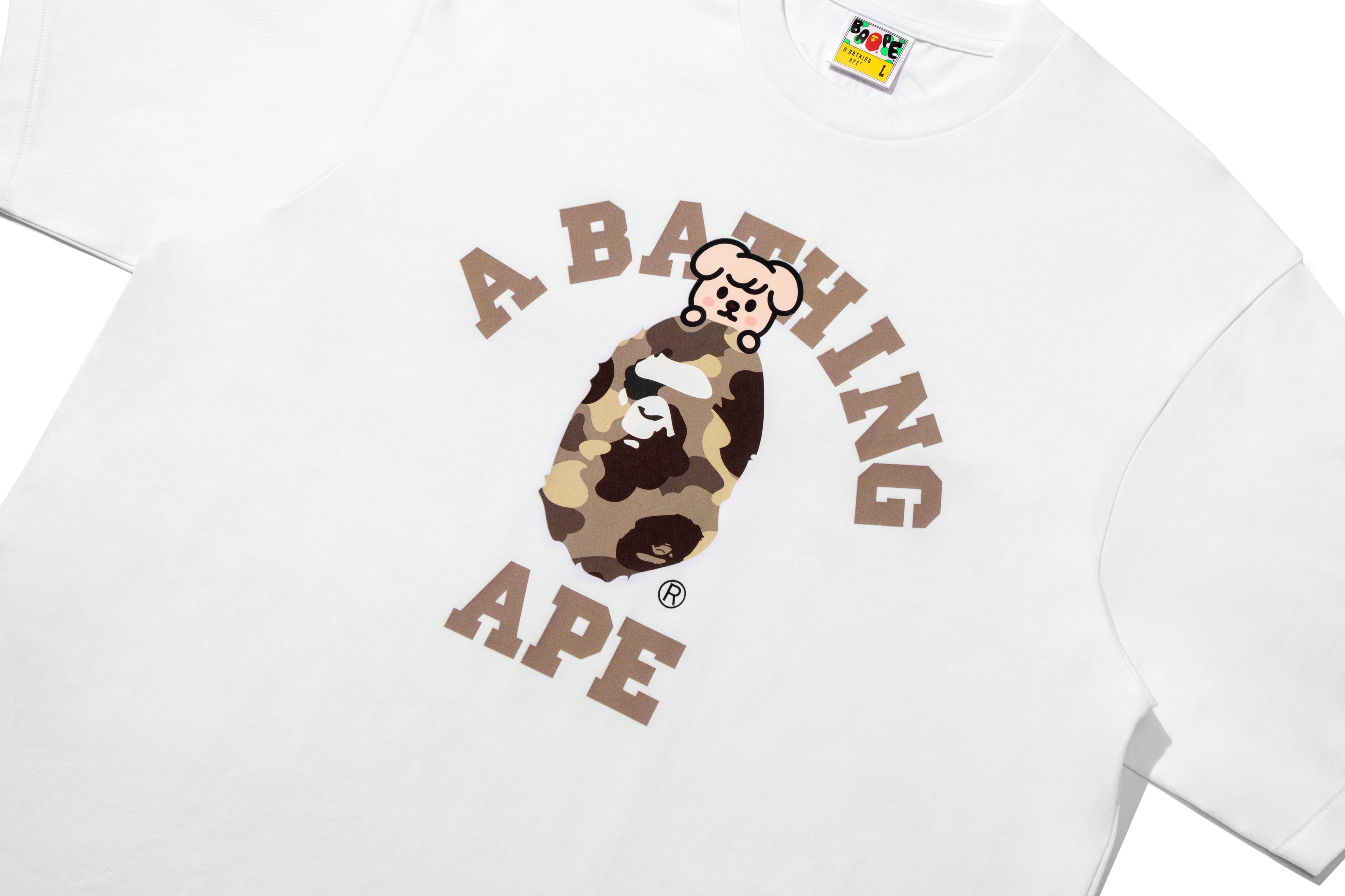 BAPE X STRAY KIDS PUPPYM COLLEGE TEE - Image 2
