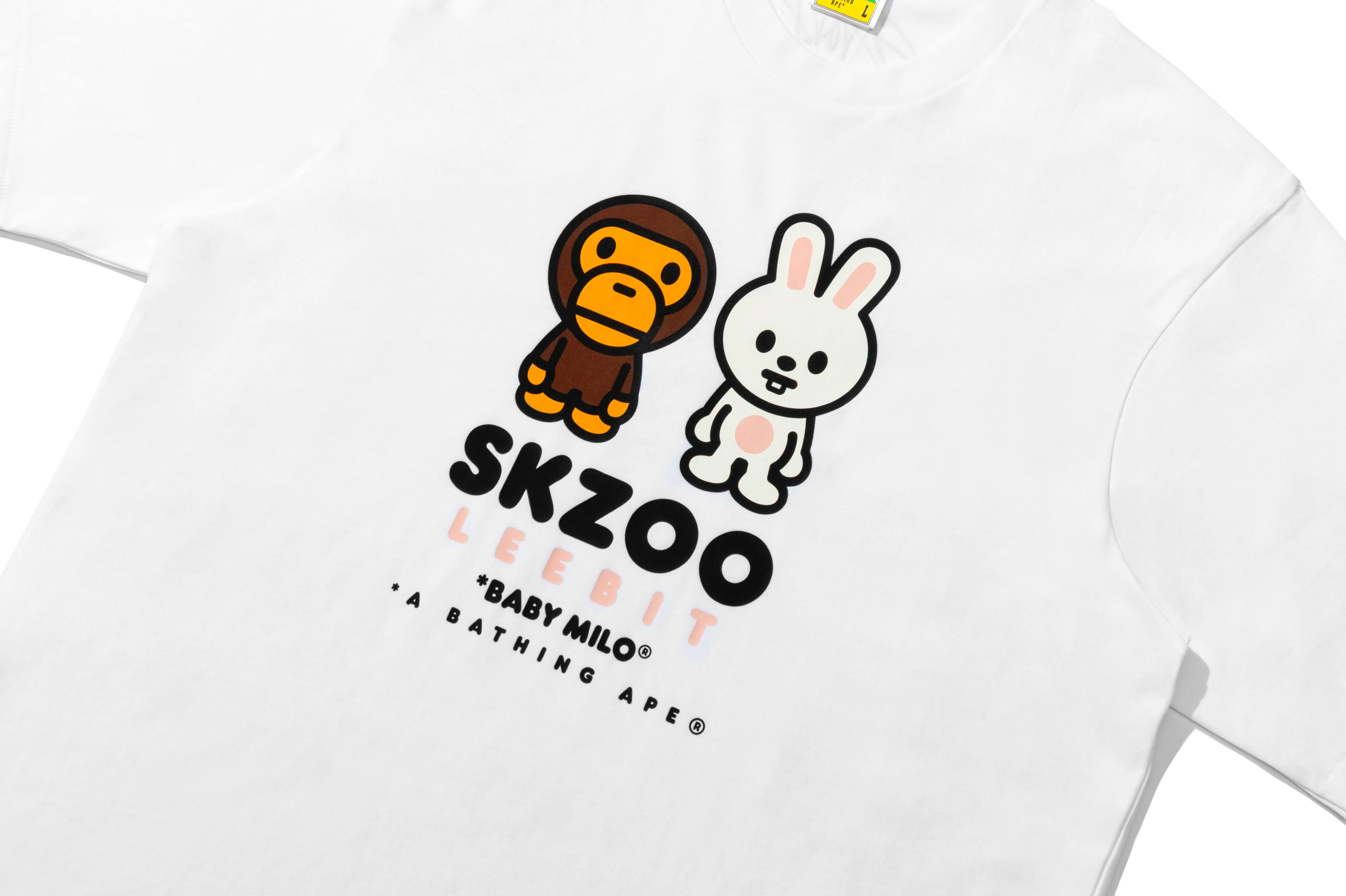 BAPE X STRAY KIDS LEEBIT BABY MILO TEE - Image 2