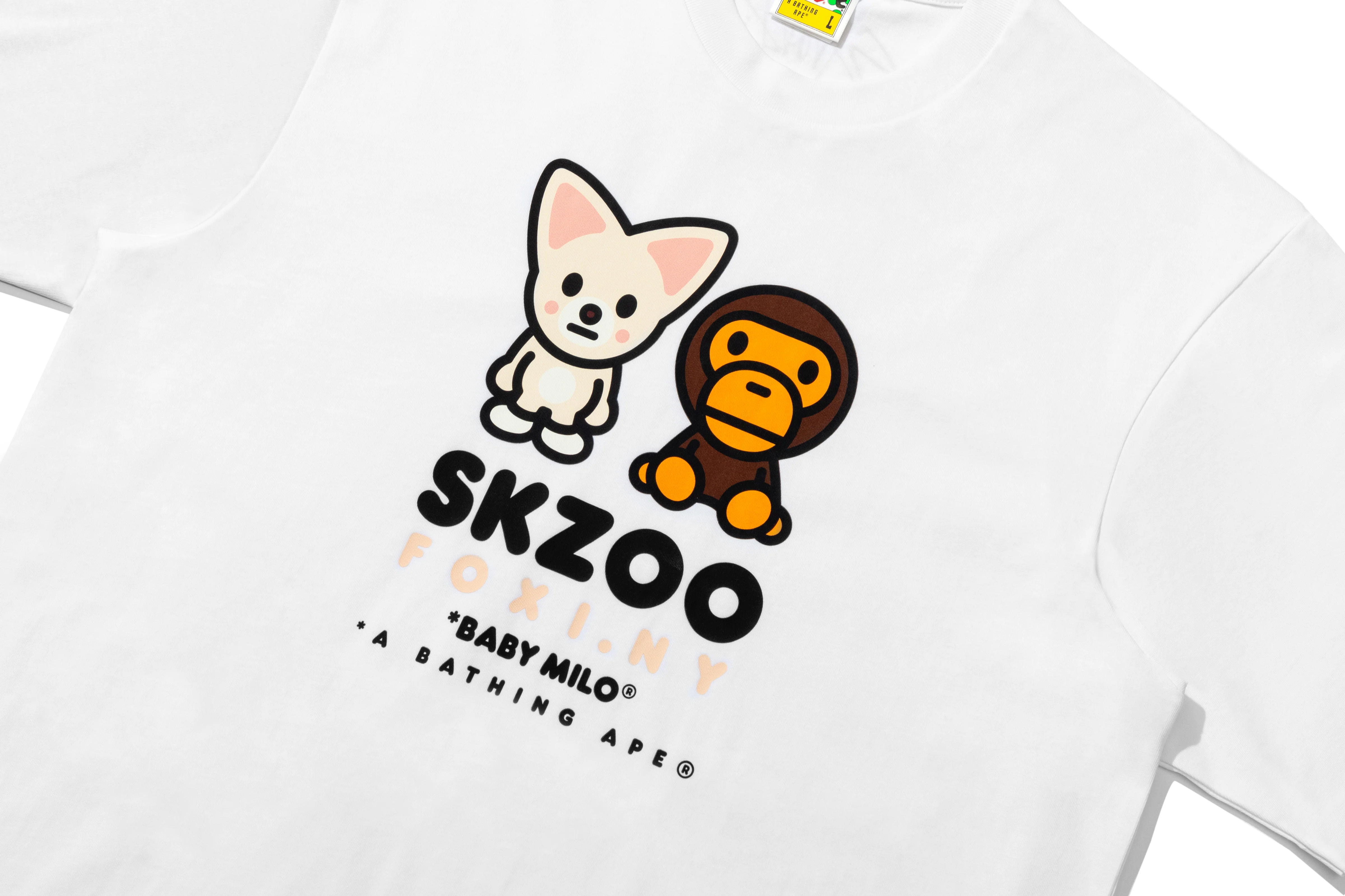 BAPE X STRAY KIDS FOXI.NY BABY MILO TEE - Image 2