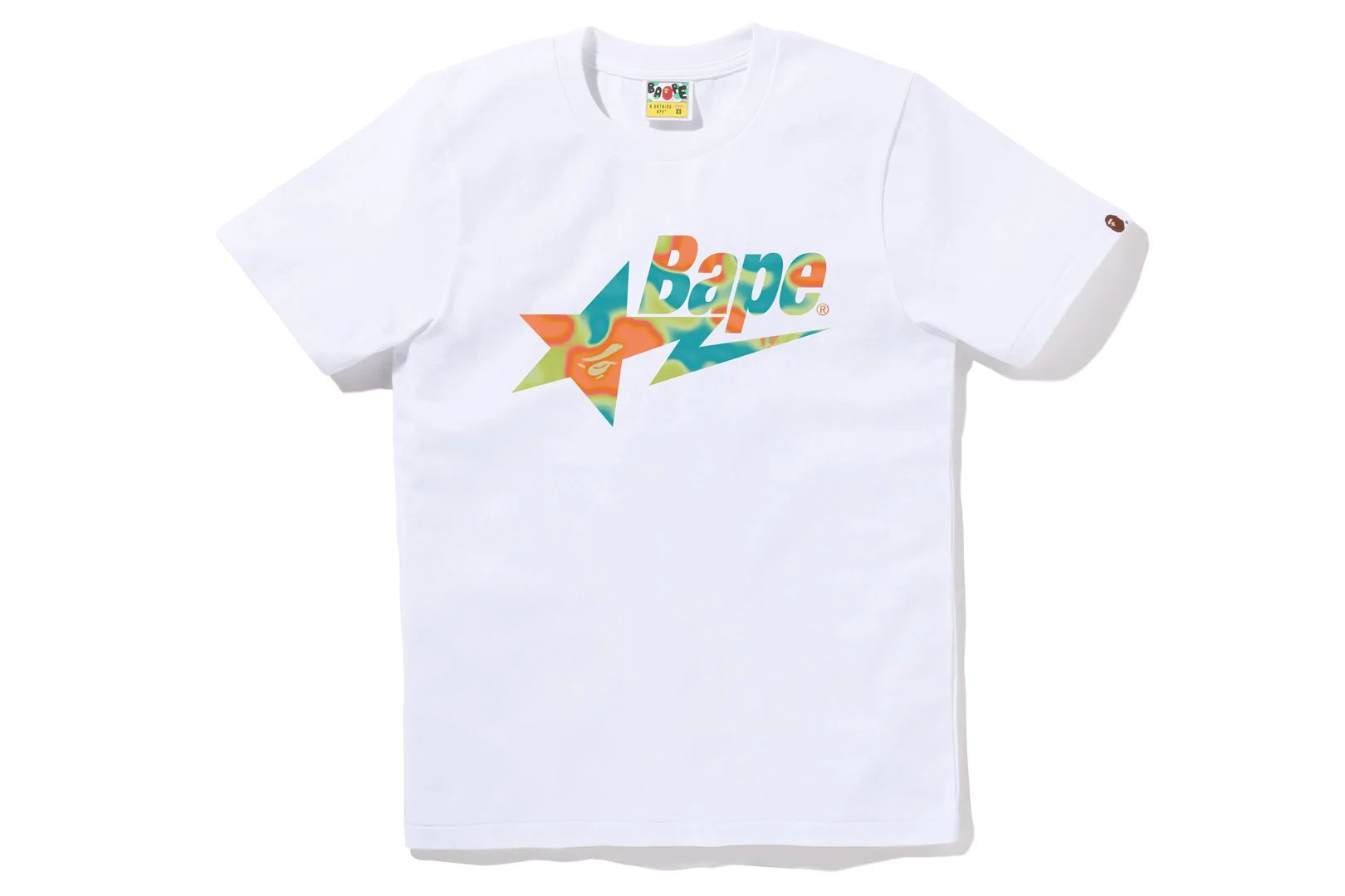 BAPE WOMENS LIQUID CAMO STA LOGO T-SHIRT - Image 3