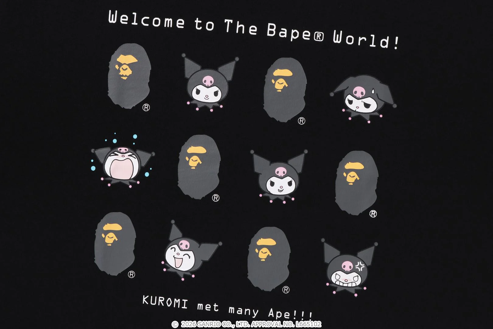 BAPE X KUROMI TEE LADIES - Image 3