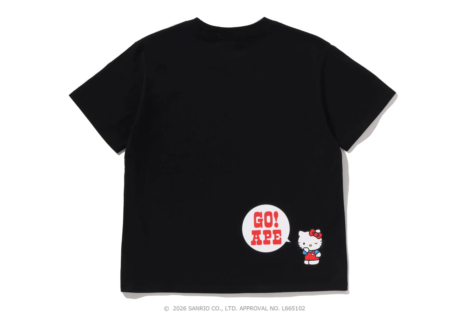 BAPE X HELLO KITTY COLLEGE MINI TEE LADIES - Image 3