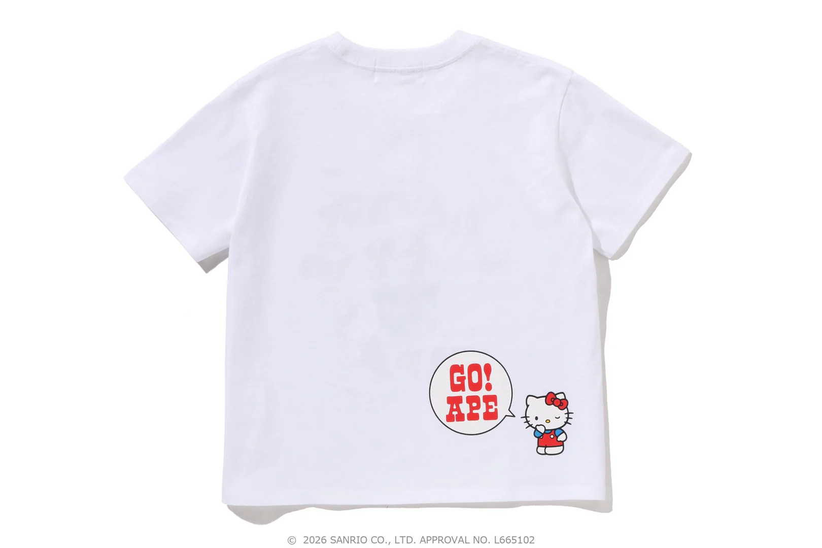 BAPE X HELLO KITTY COLLEGE MINI TEE LADIES - Image 6
