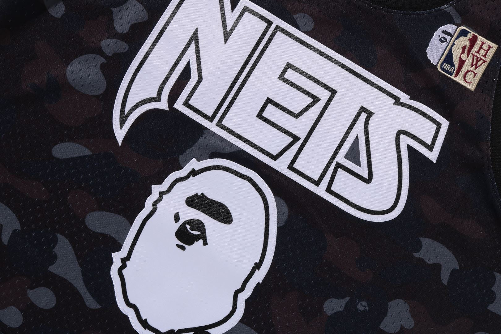 BAPE X M&N NBA - NEW JERSEY NETS SWINGMAN JERSEY - Image 3
