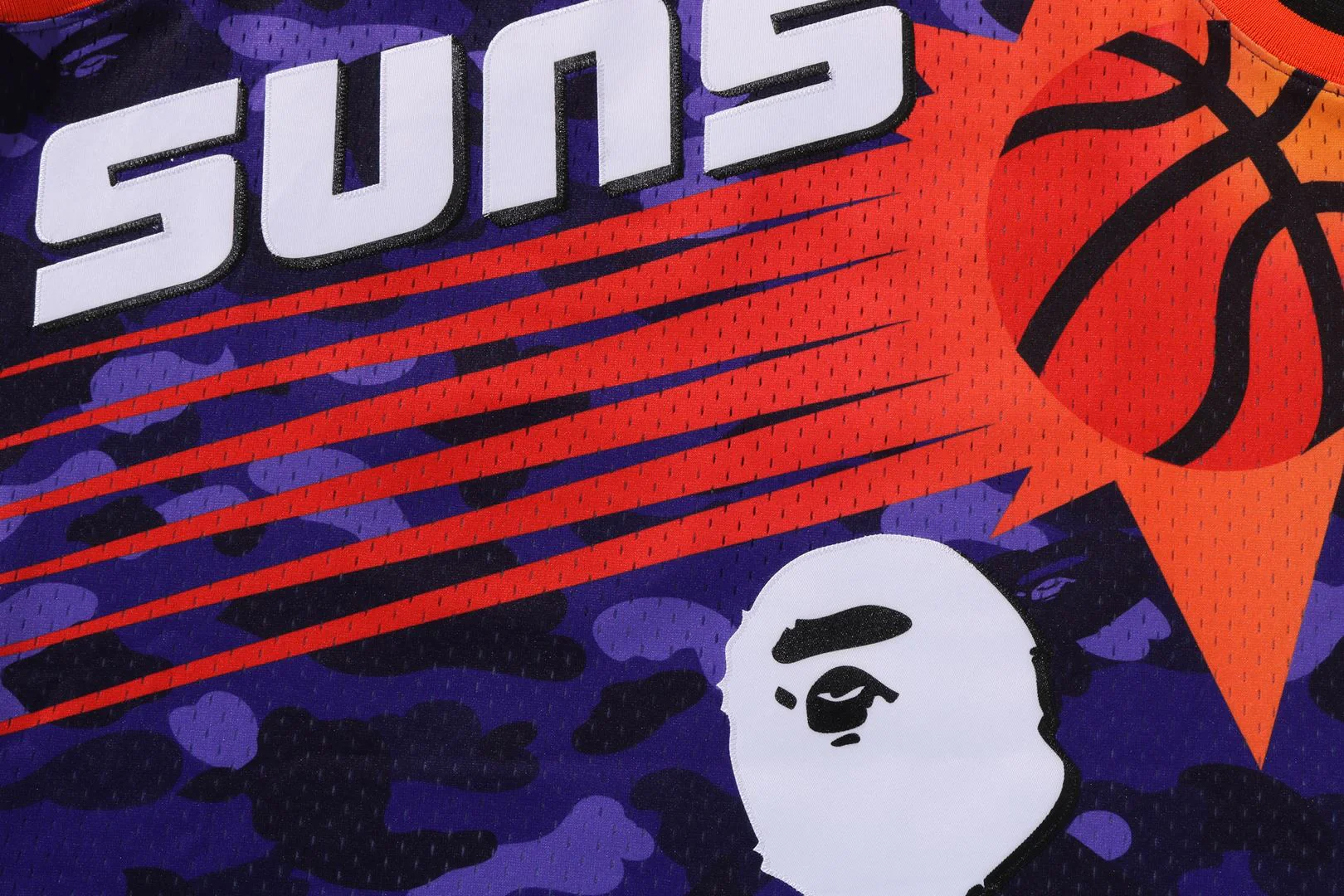 BAPE X M&N NBA - PHOENIX SUNS SWINGMAN JERSEY - Image 3